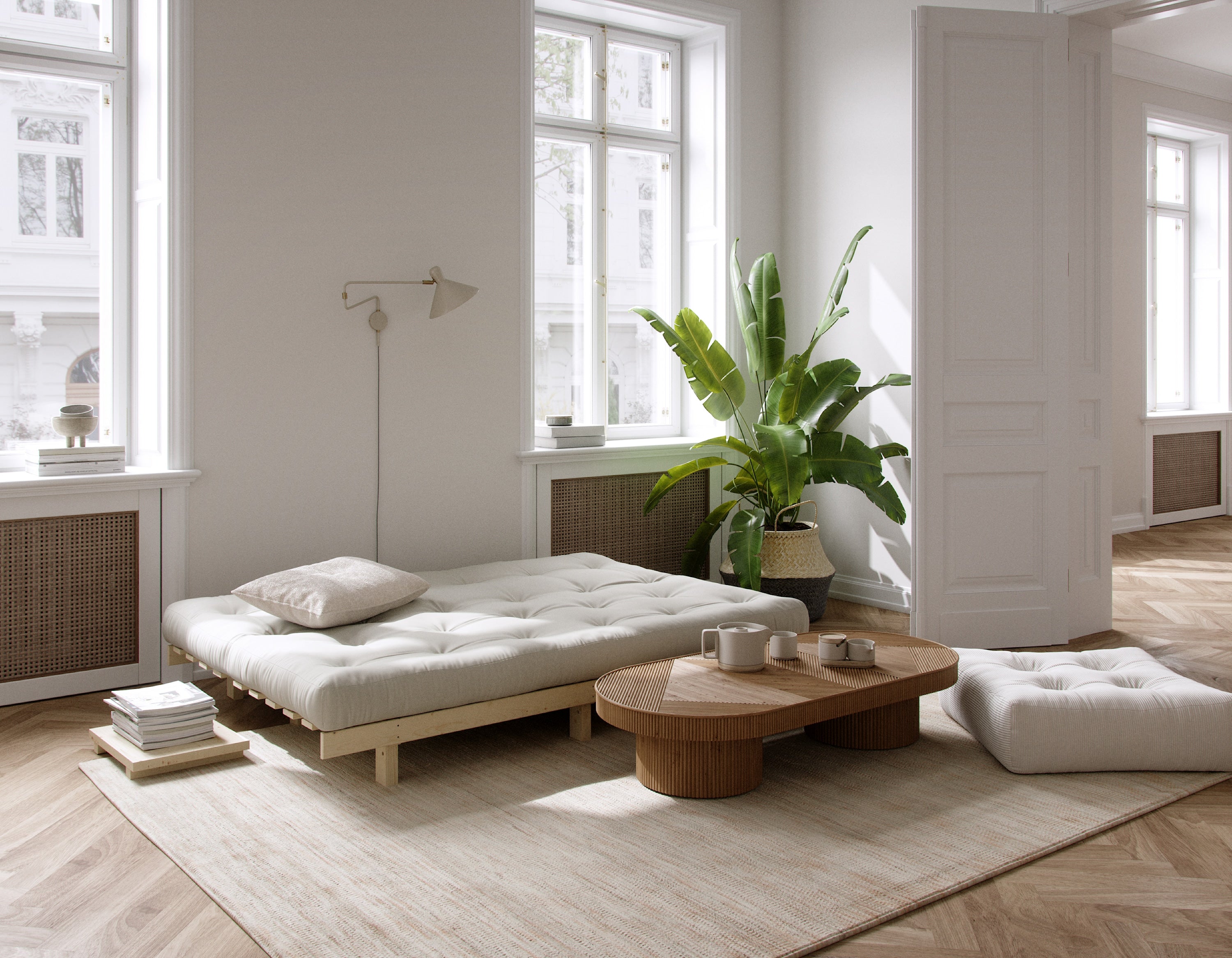 LEAN RAW 130 X 190 W. 5-LAYER MIXED MATTRESS NAVY