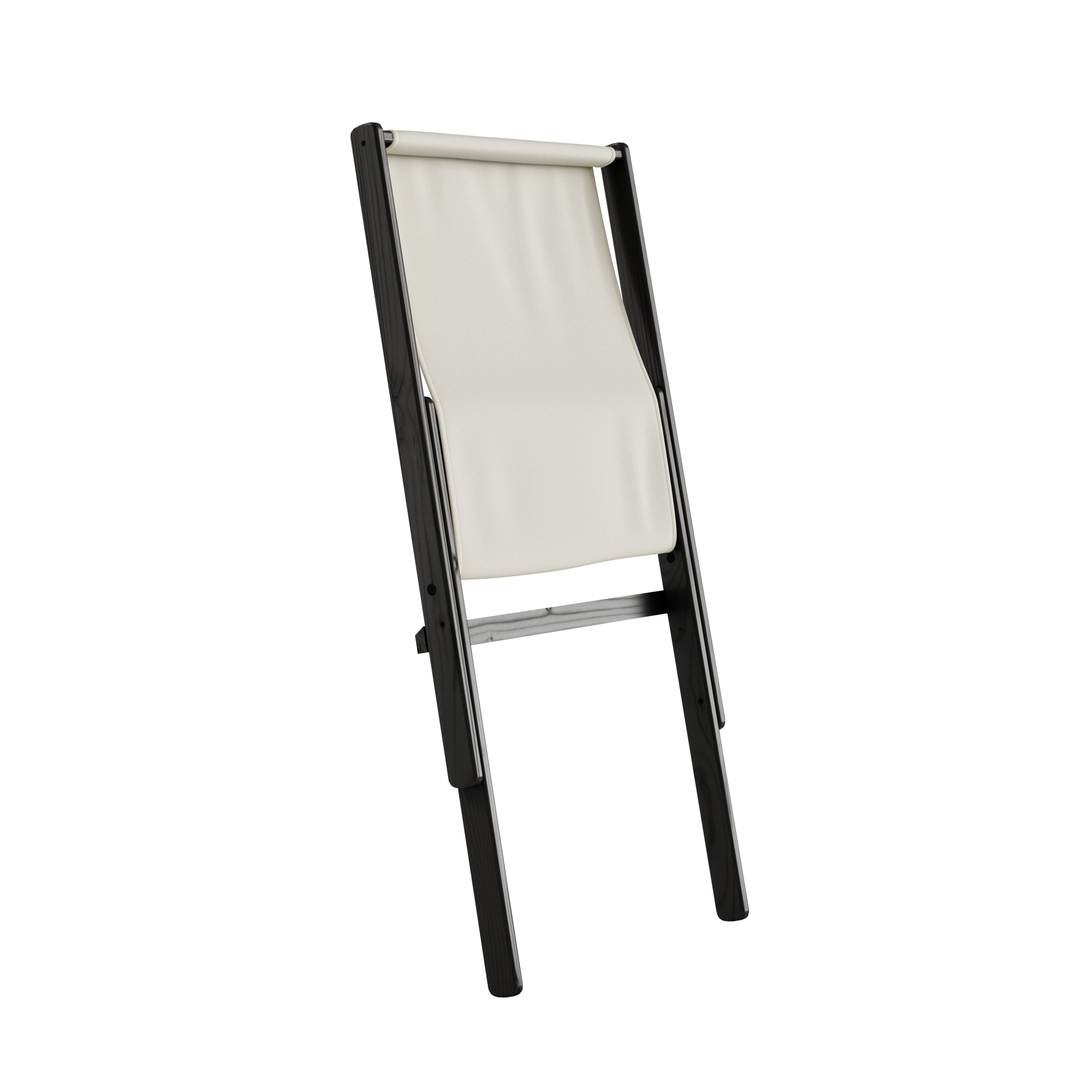 BOOGIE NOIR VERNIS HÊTRE AVEC MATELAS BOOGIE MAT NATUREL