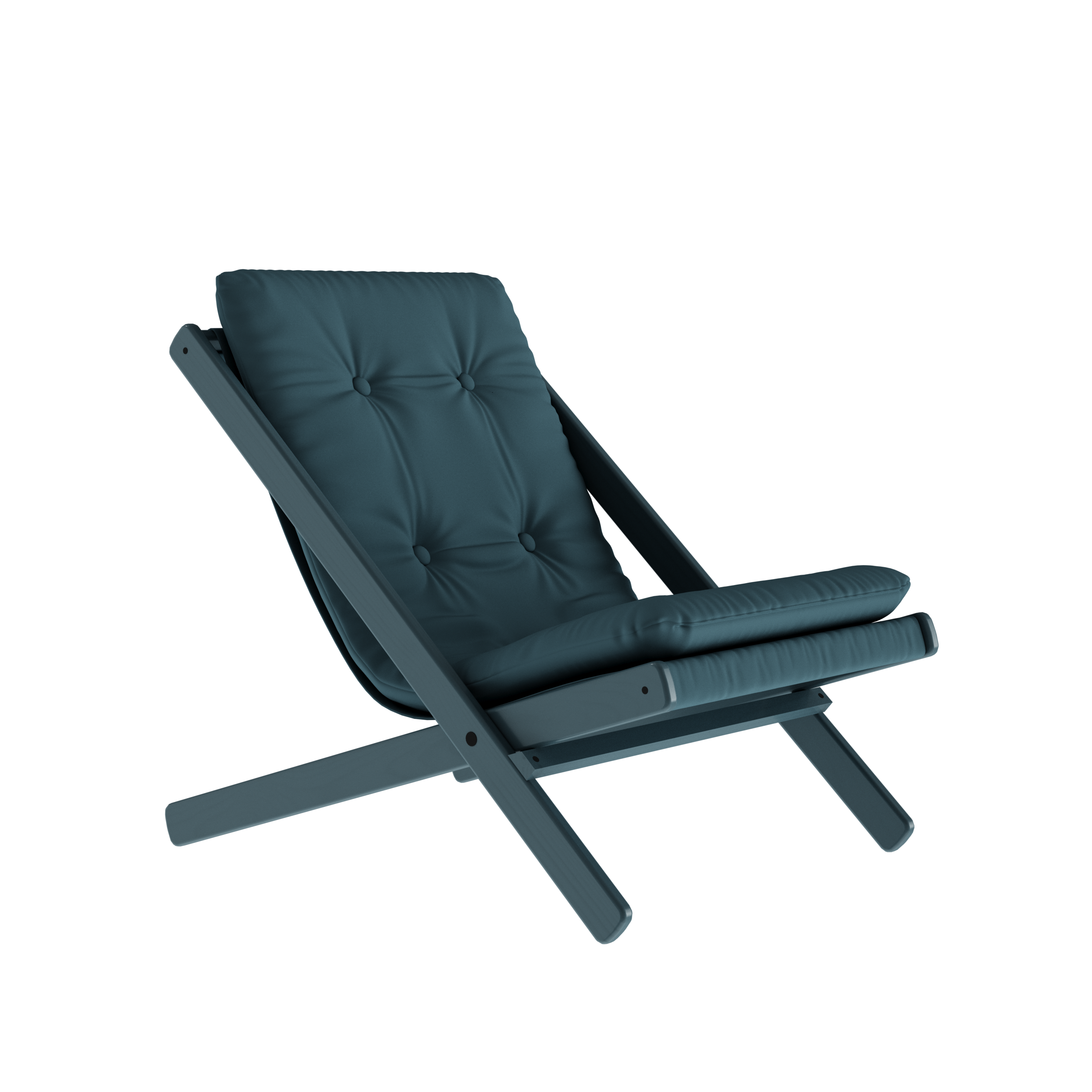 BOOGIE BLEU BREEZE HÊTRE LAQUÉ AVEC MATELAS BOOGIE BLEU PÉTROLE