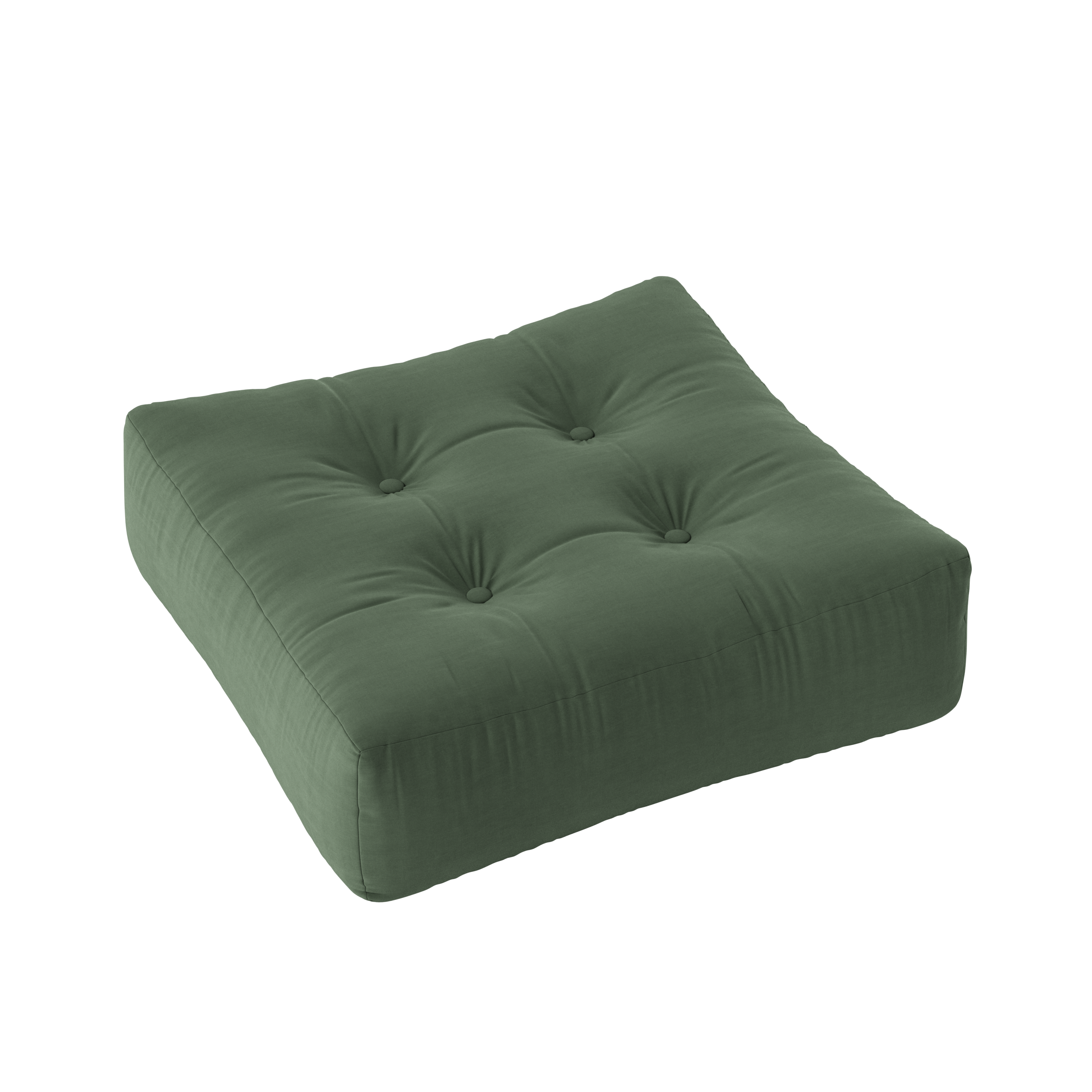 PLUS DE POUF VERT OLIVE