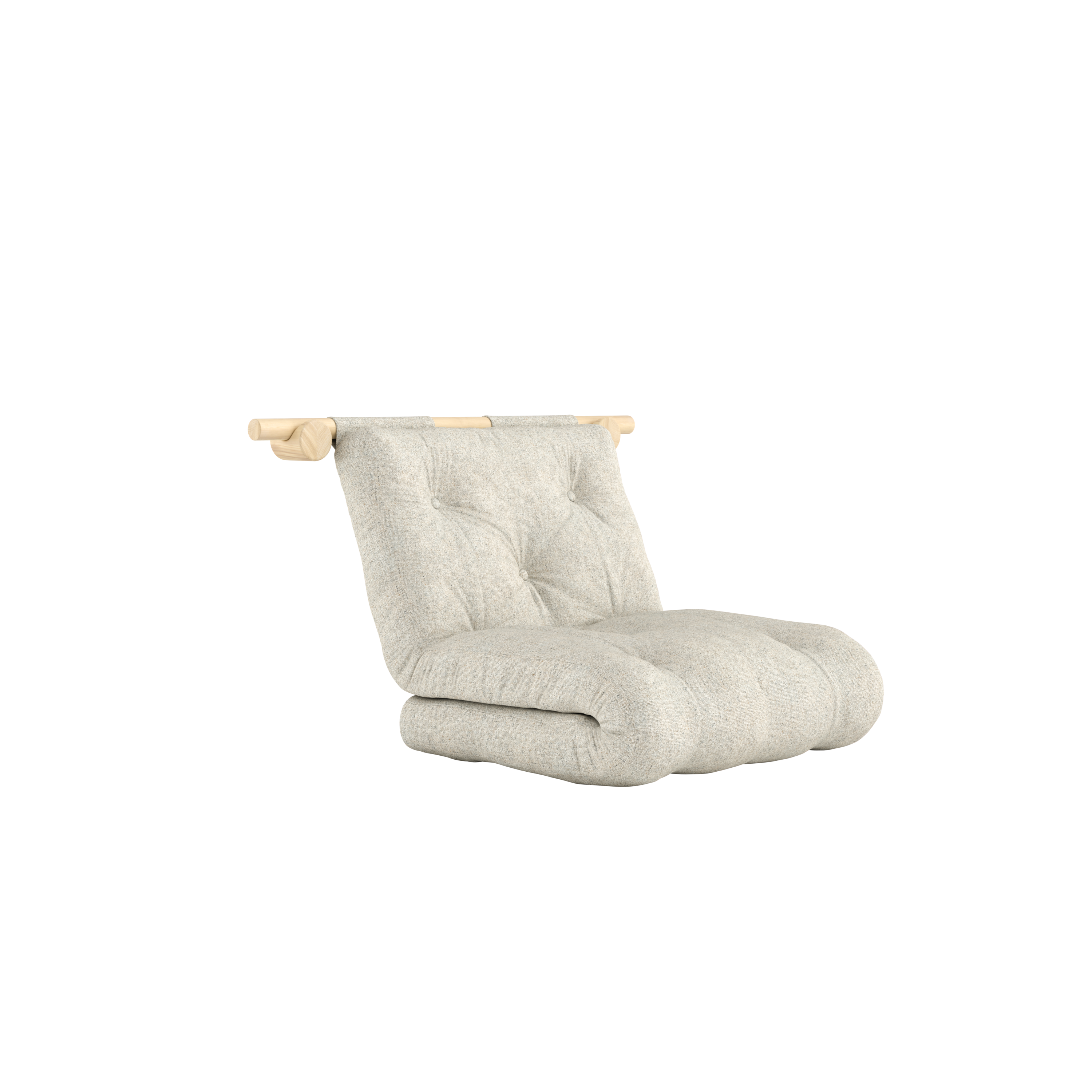HOOKED RAW 75 X 200 W. BRAVO MATTRESS SOFT CHALK