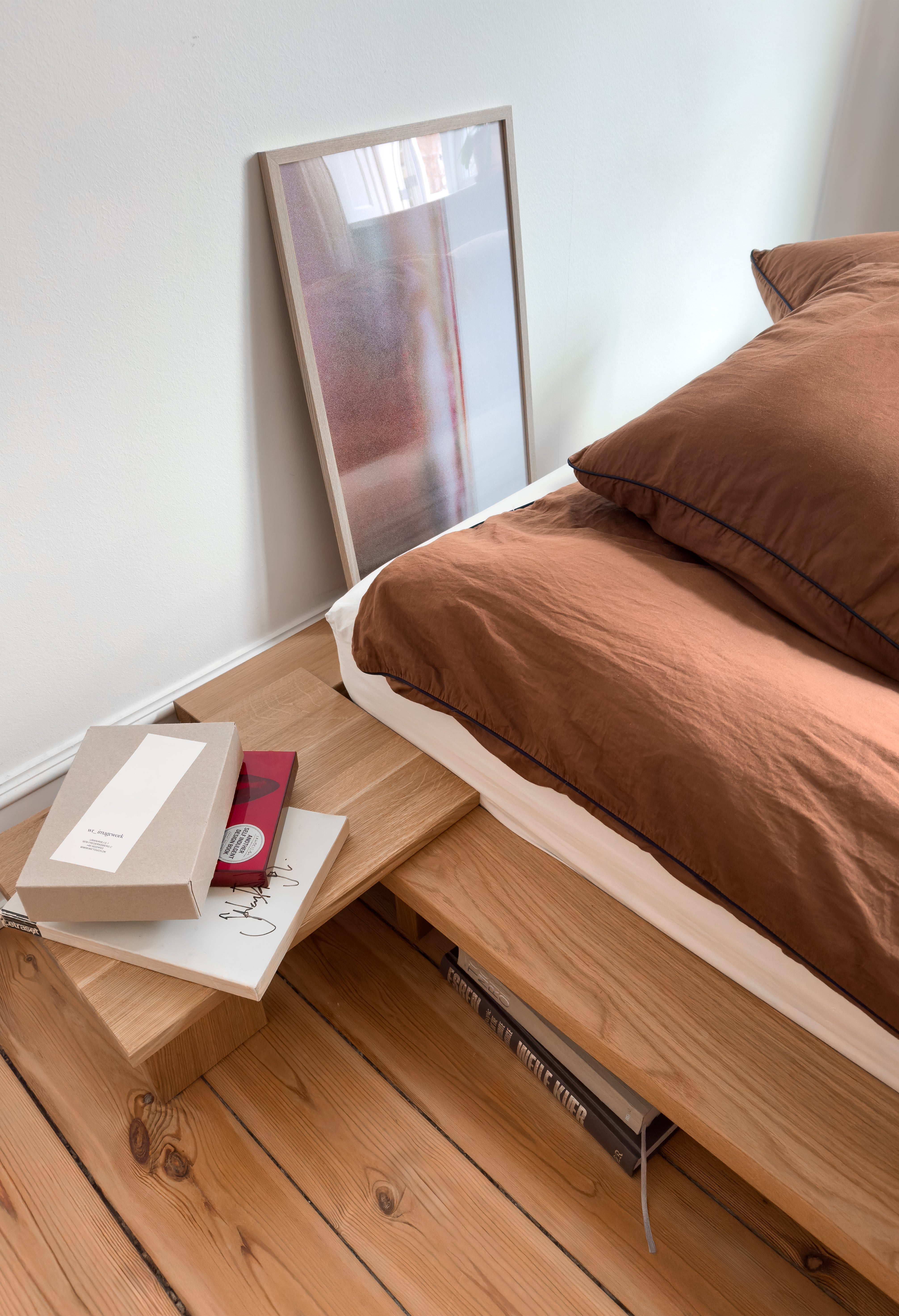 JAPAN BED OAK 180 X 200