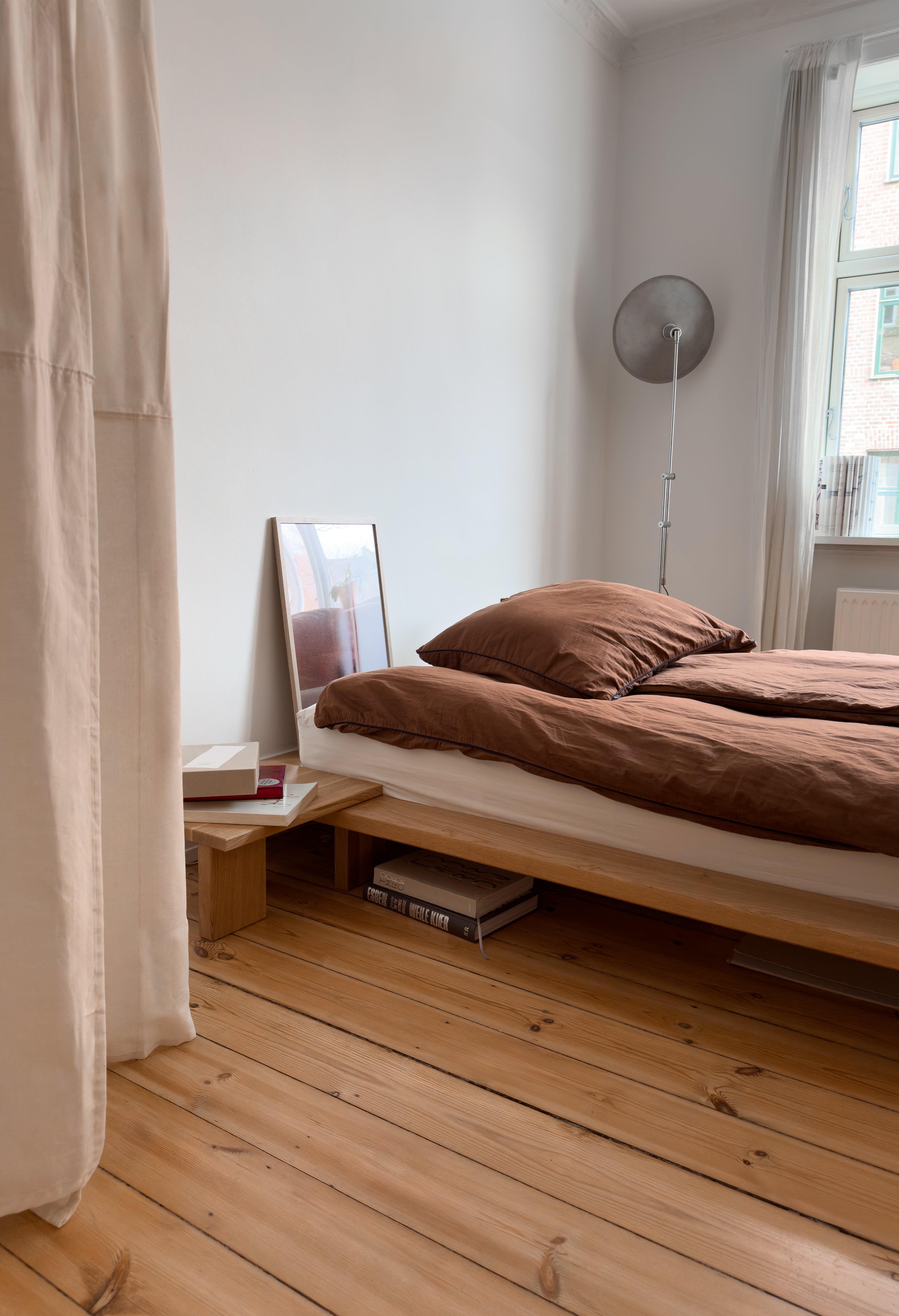 JAPAN BED OAK 180 X 200