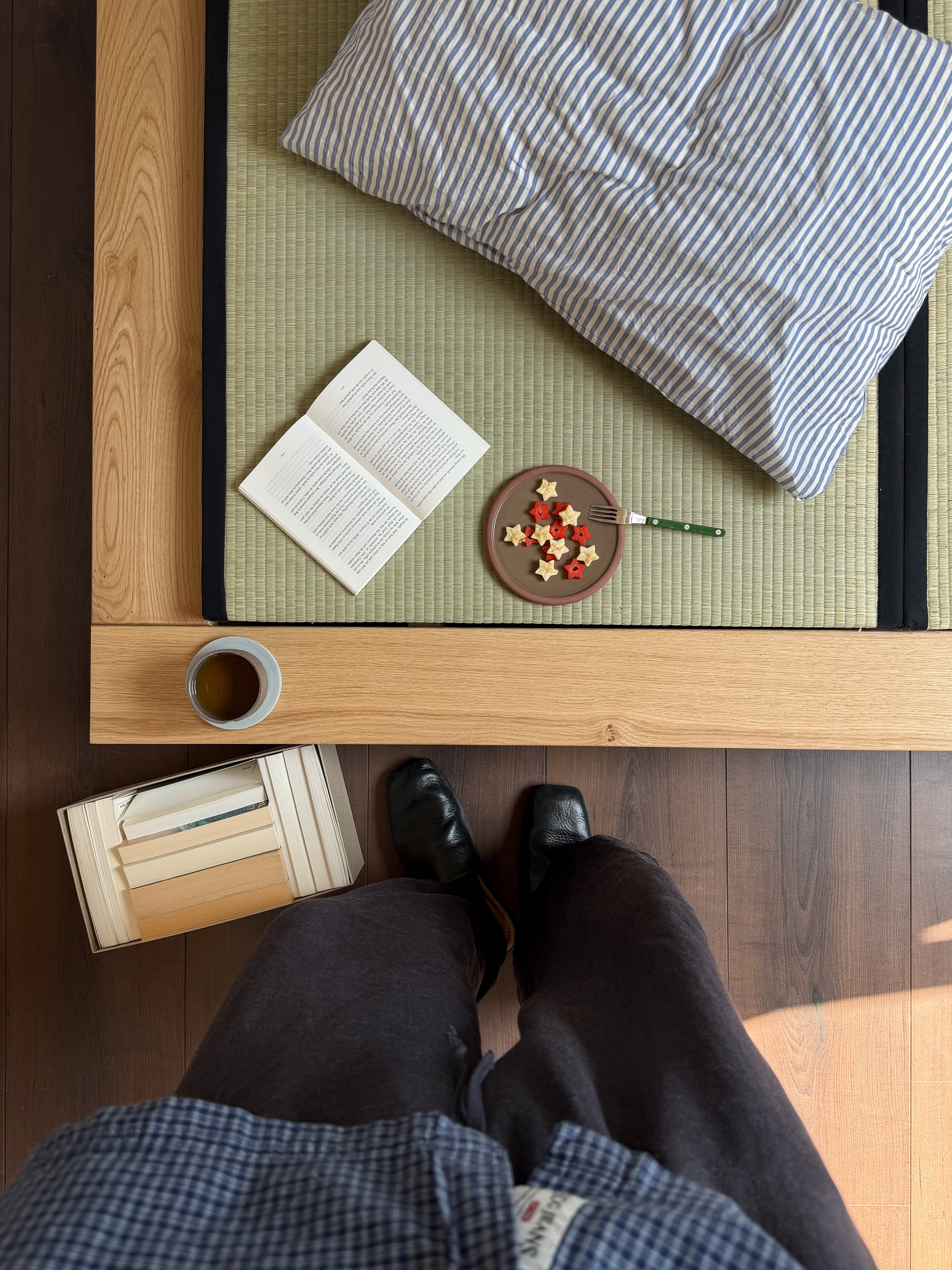 JAPAN BED OAK 180 X 200