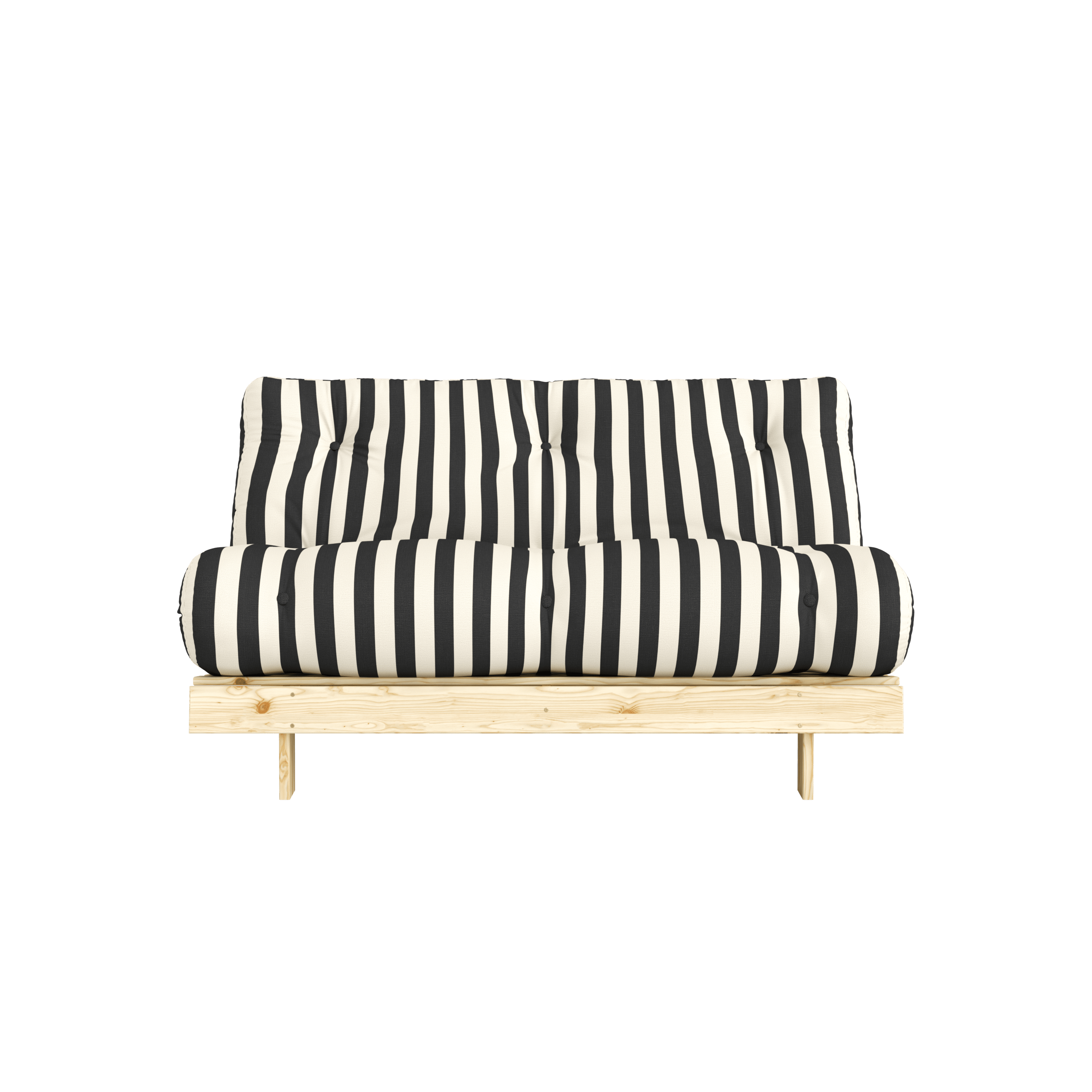 ROOTS RAW 140 X 200 W. ROOTS MATTRESS BLACK-WHITE