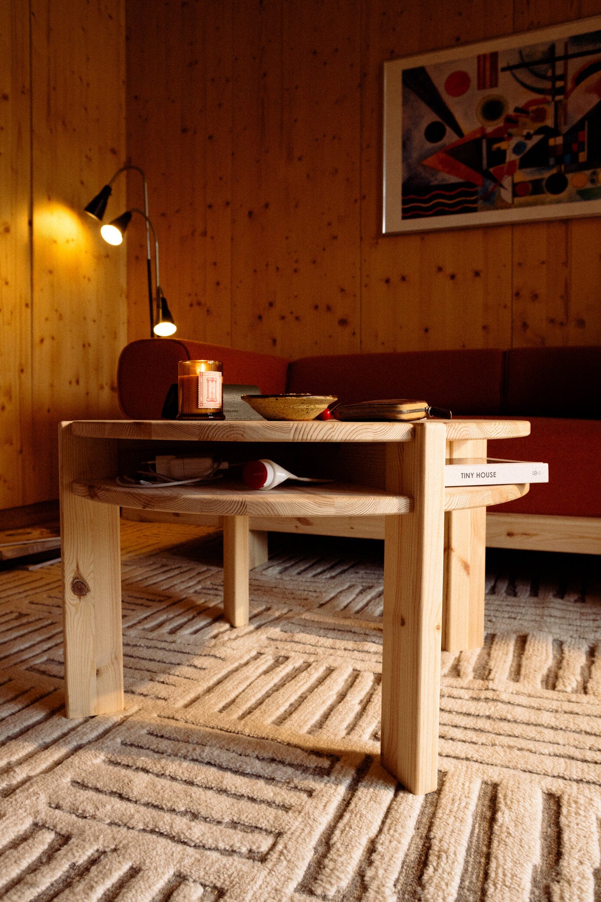 TUCK COFFEE TABLE RAW ROUND RAW