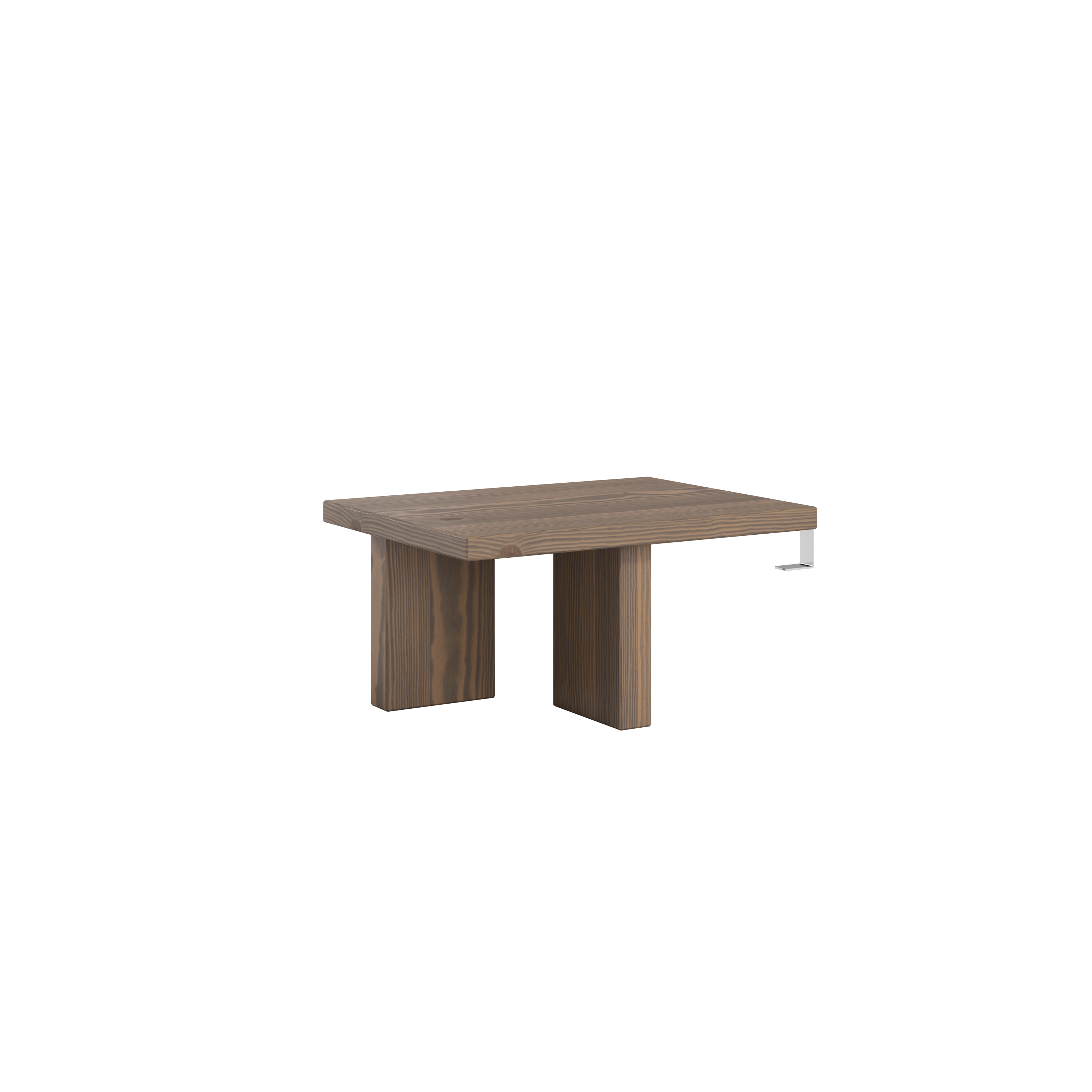 JAPAN BEDSIDE TABLE CAROB BROWN