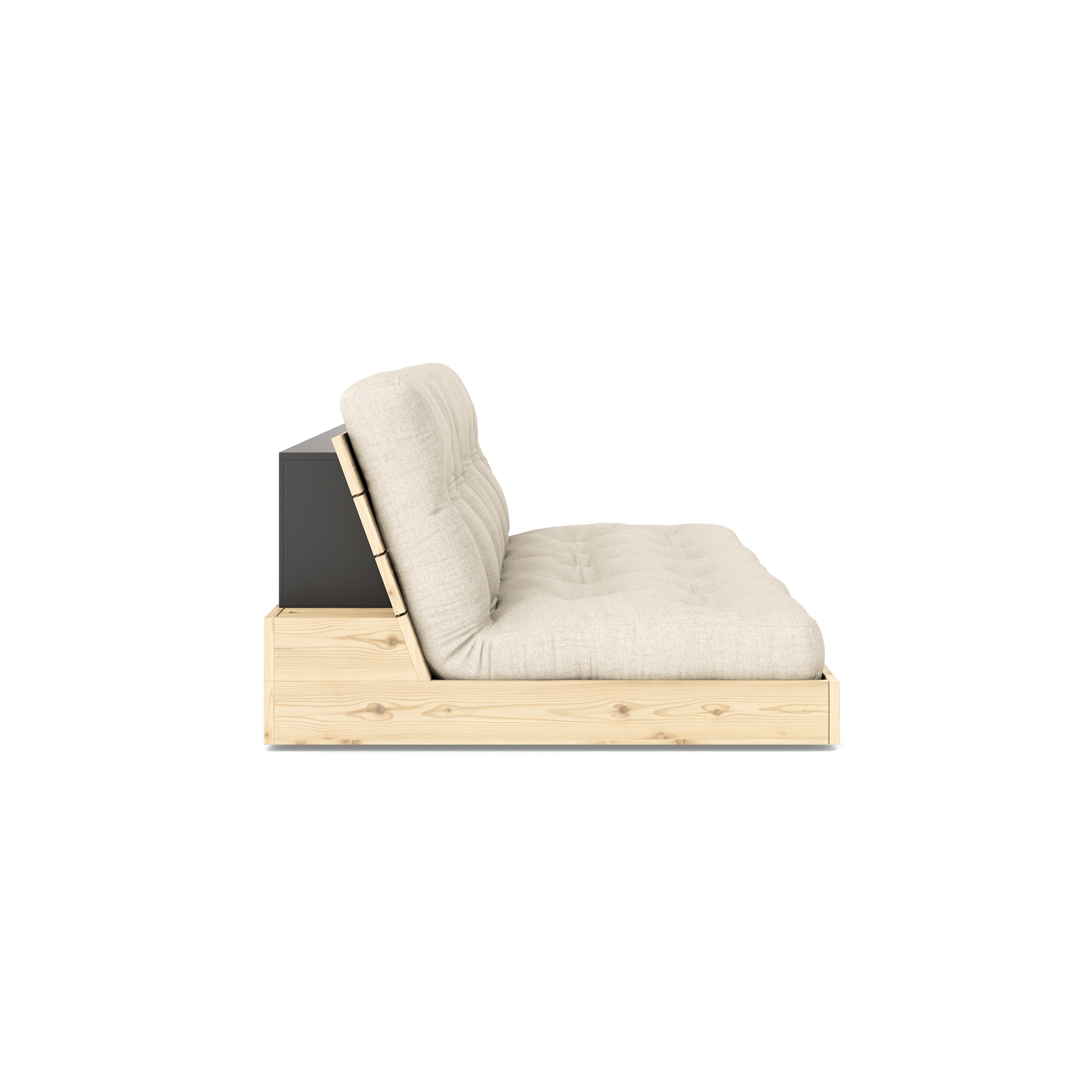 BASE CLAIRE VERNIE AVEC LINGE DE MATELAS MÉLANGÉ 5 COUCHES MATTE