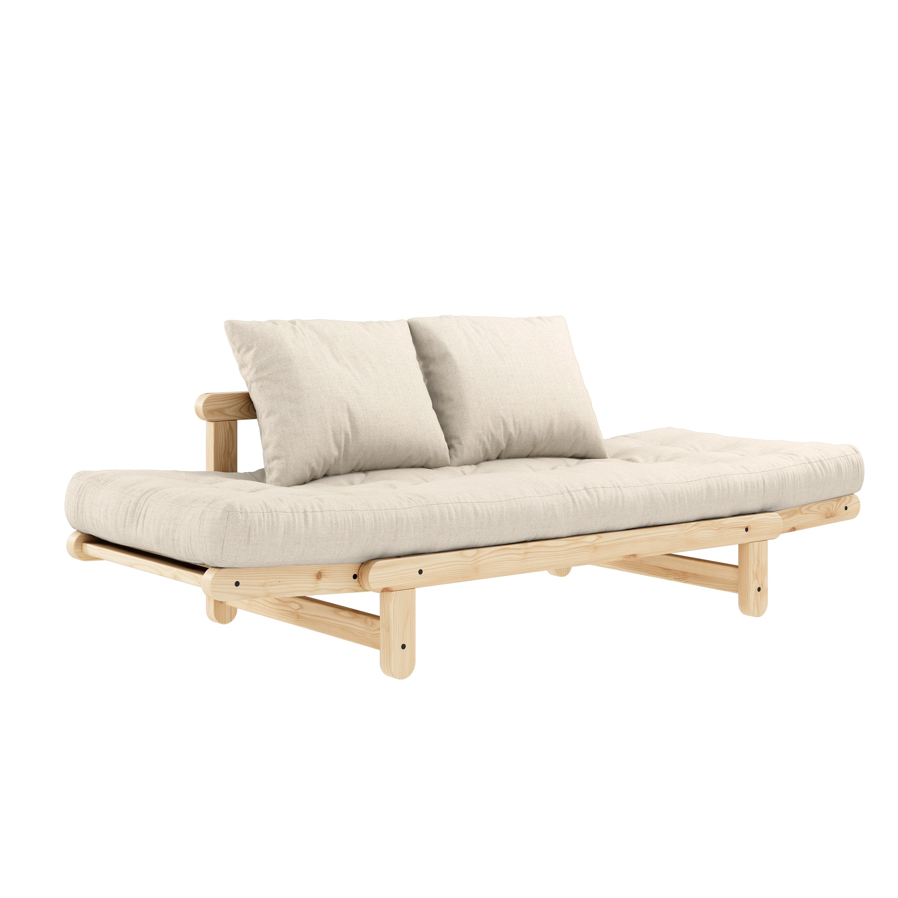 BEAT CLEAR LACQUERED W. BEAT MATTRESS SET LINEN