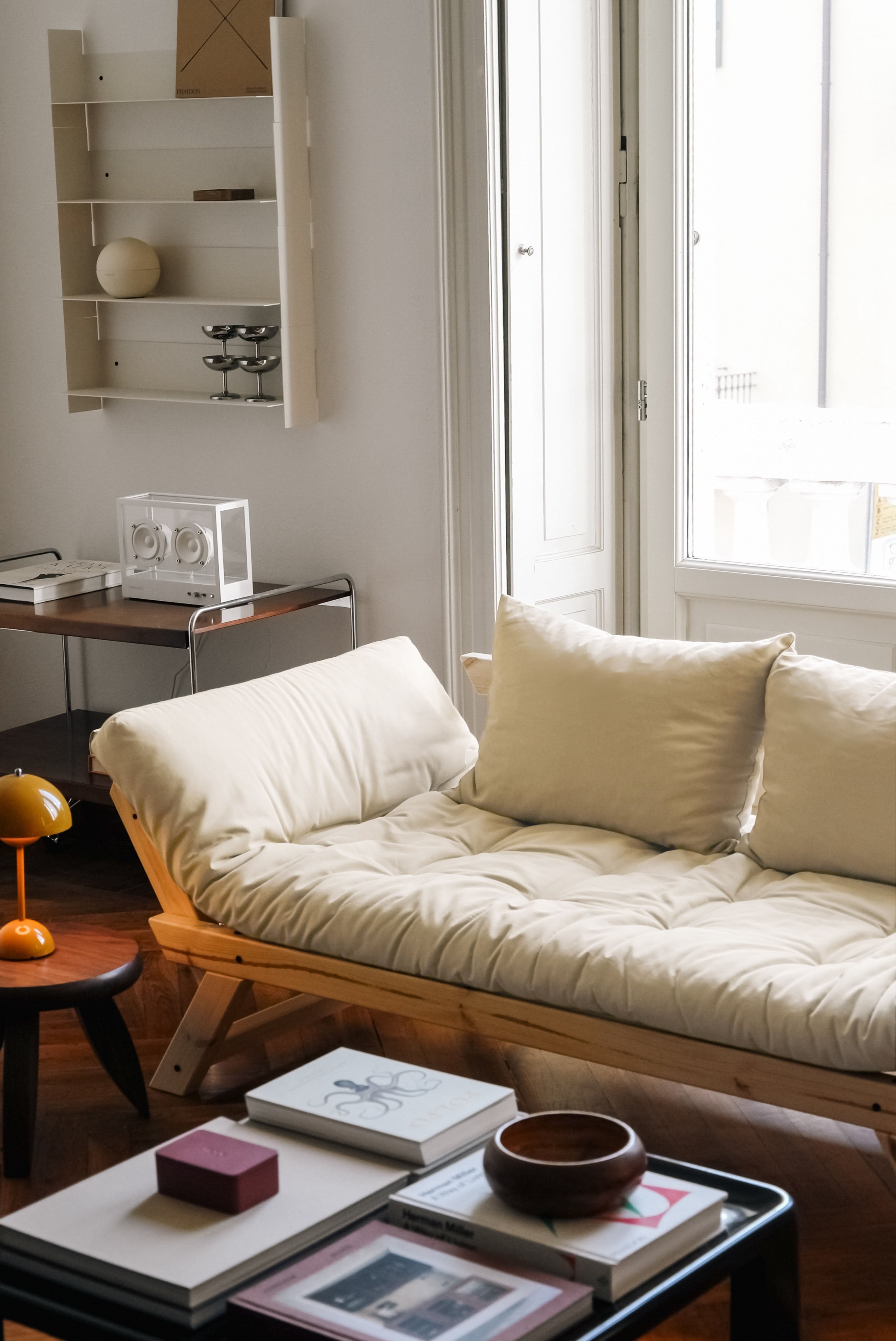 BEBOP VERNIS CLAIR AVEC MATELAS MIXTE 4 COUCHES GRIS