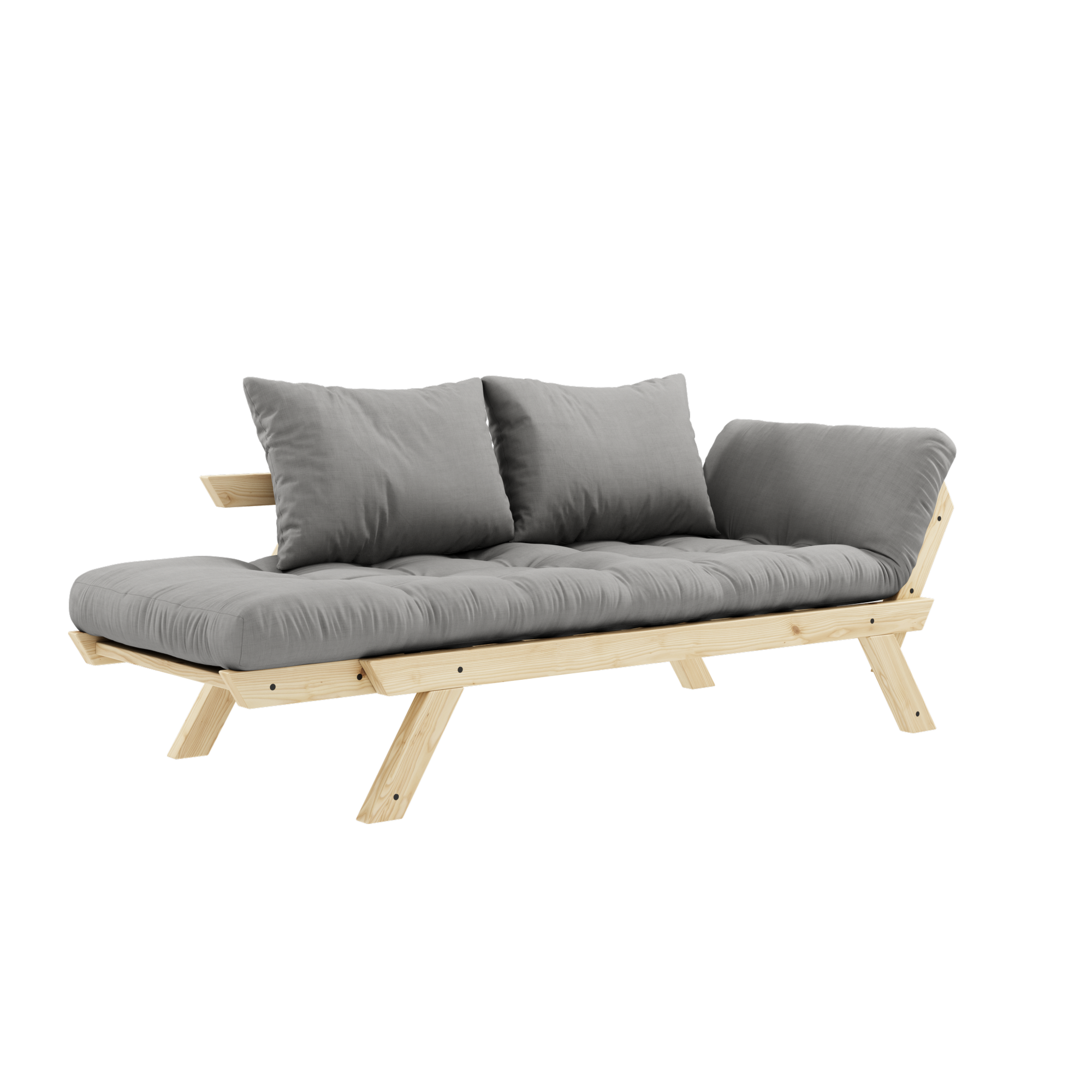 BEBOP VERNIS CLAIR AVEC MATELAS MIXTE 4 COUCHES GRIS