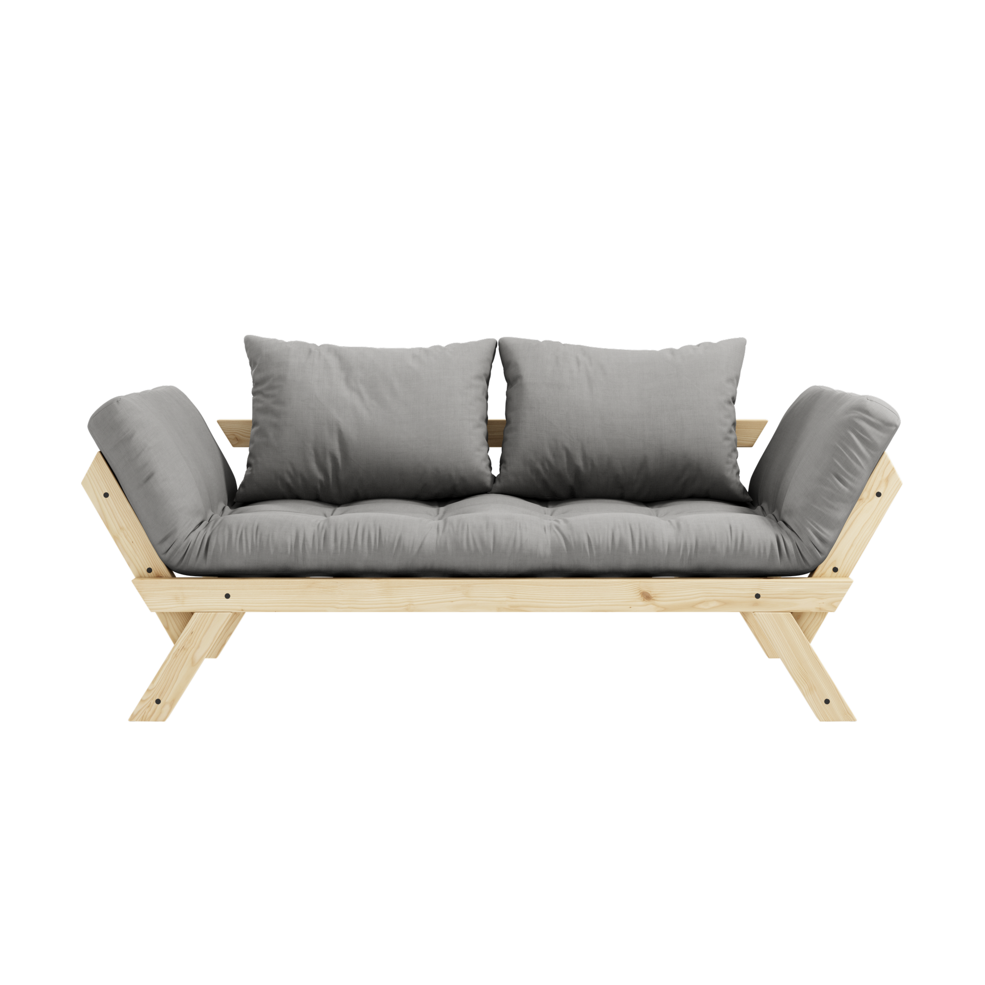 BEBOP VERNIS CLAIR AVEC MATELAS MIXTE 4 COUCHES GRIS