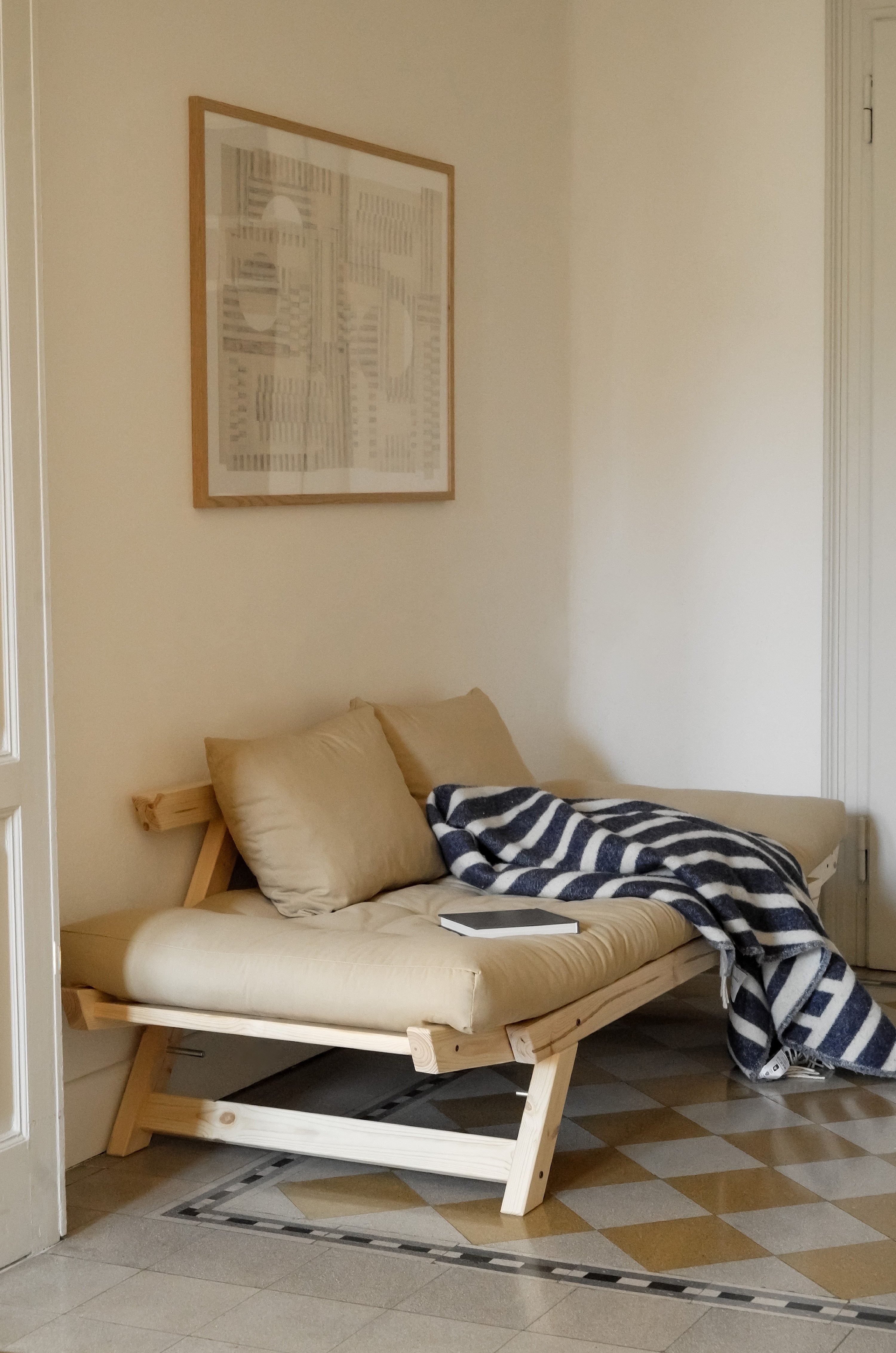 BEBOP CLEAR LAQUÉ AVEC MATELAS MÉLANGE 4 COUCHES MAT BRUN