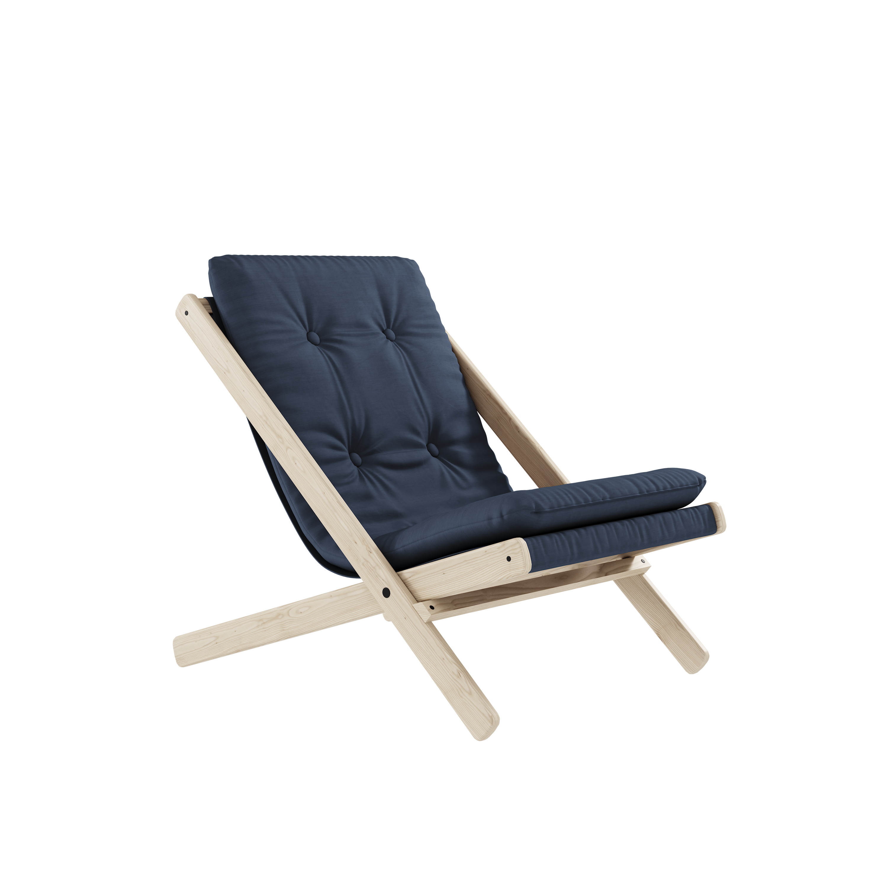 BOOGIE RAW BEECH W. BOOGIE MATTRESS NAVY