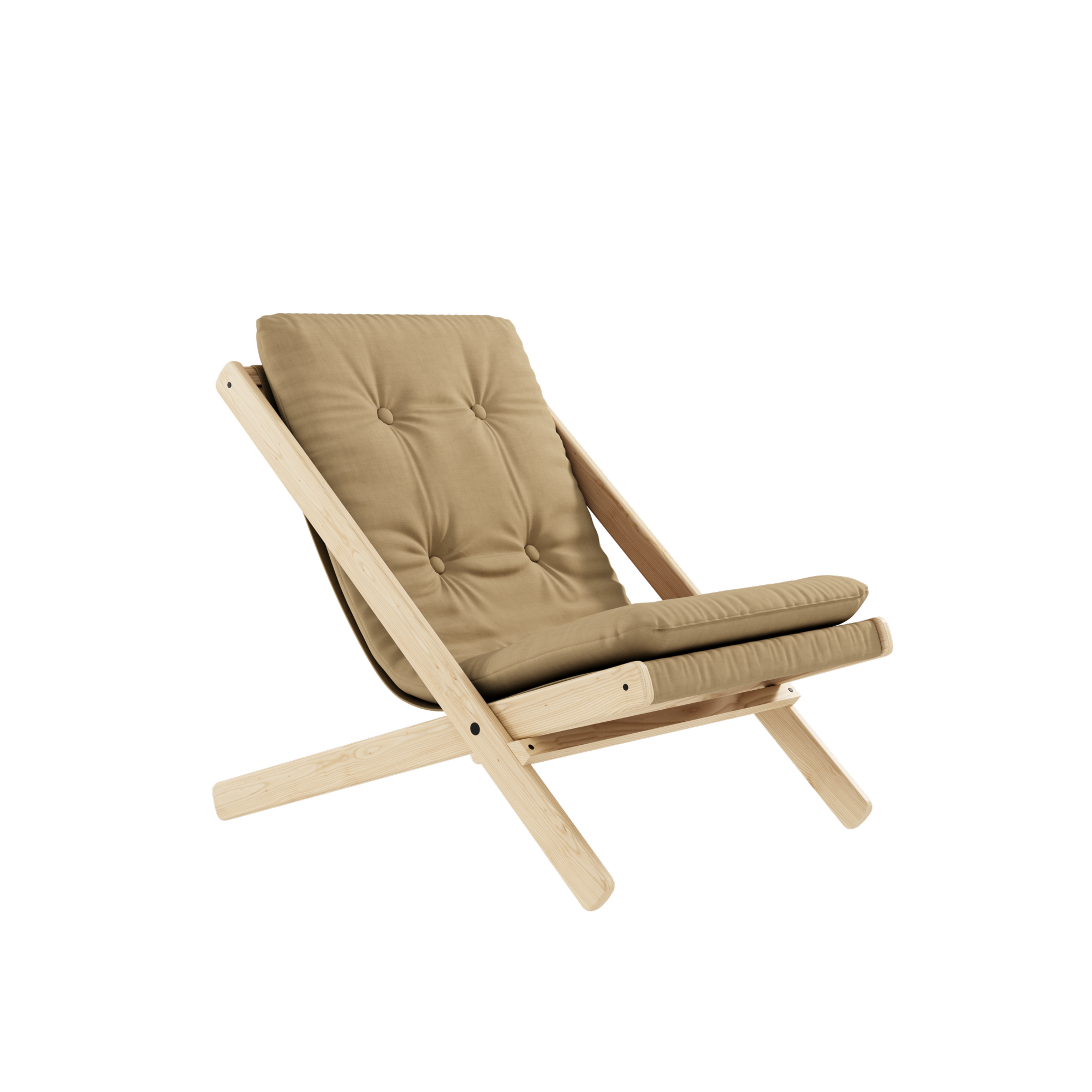 BOOGIE RAW HÊTRE AVEC MATELAS BOOGIE BLÉ BEIGE