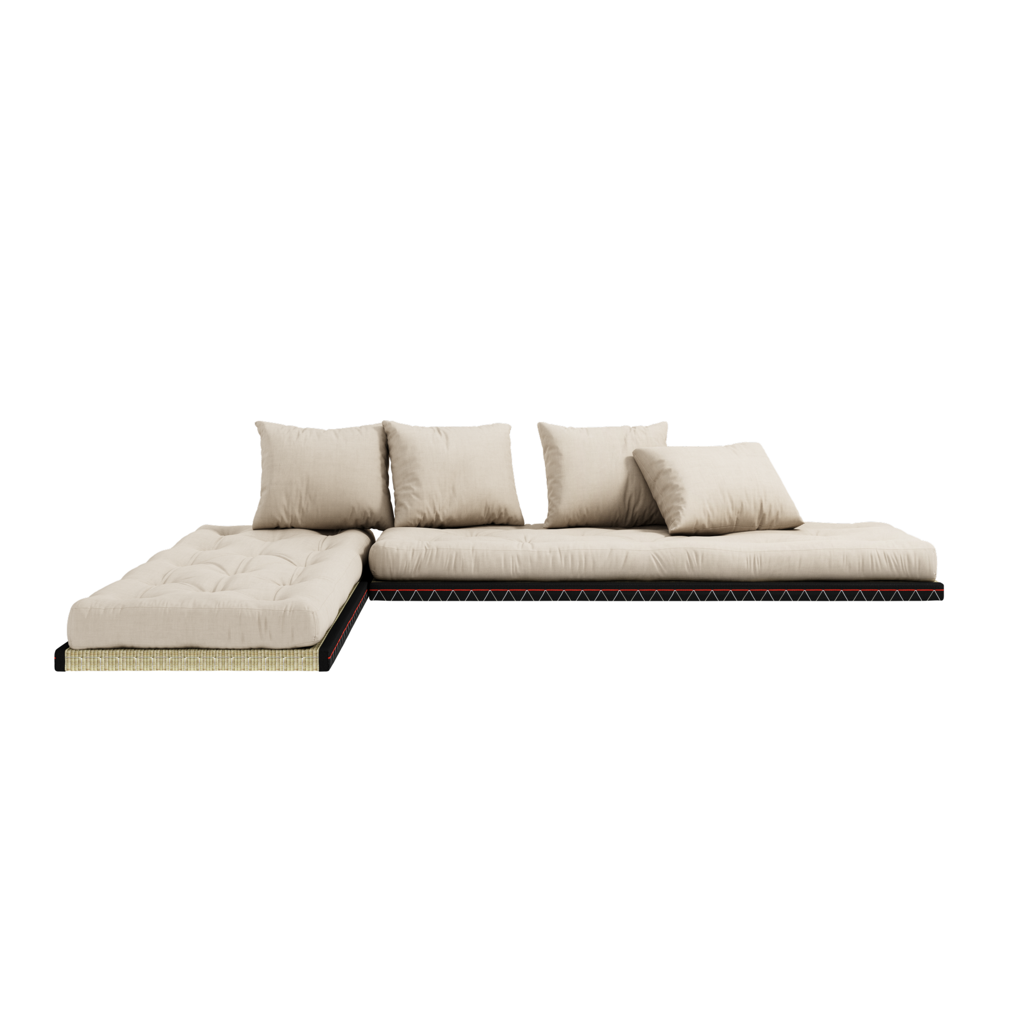 CHICO BEIGE W. 2 TATAMI 80 X 200 W. 2 CHICO MATTRESS SET BEIGE