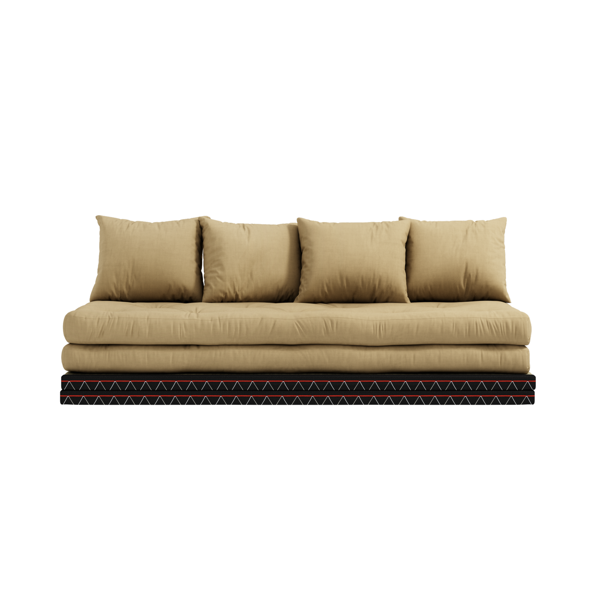 CHICO WHEAT BEIGE W. 2 TATAMI 80 X 200 W. 2 CHICO MATTRESS SET WHEAT BEIGE