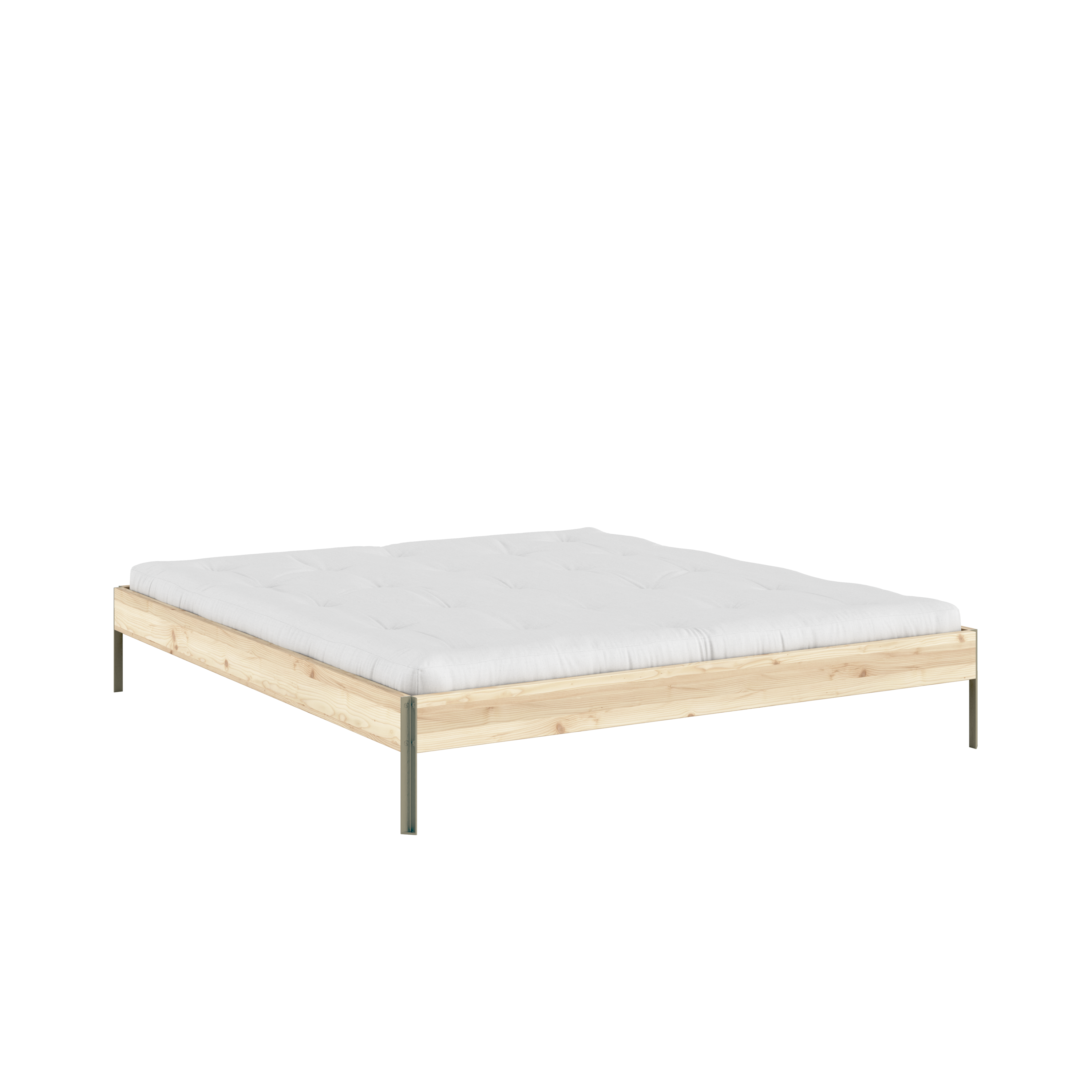 CORE BED RAW SAGE GREEN 180X200