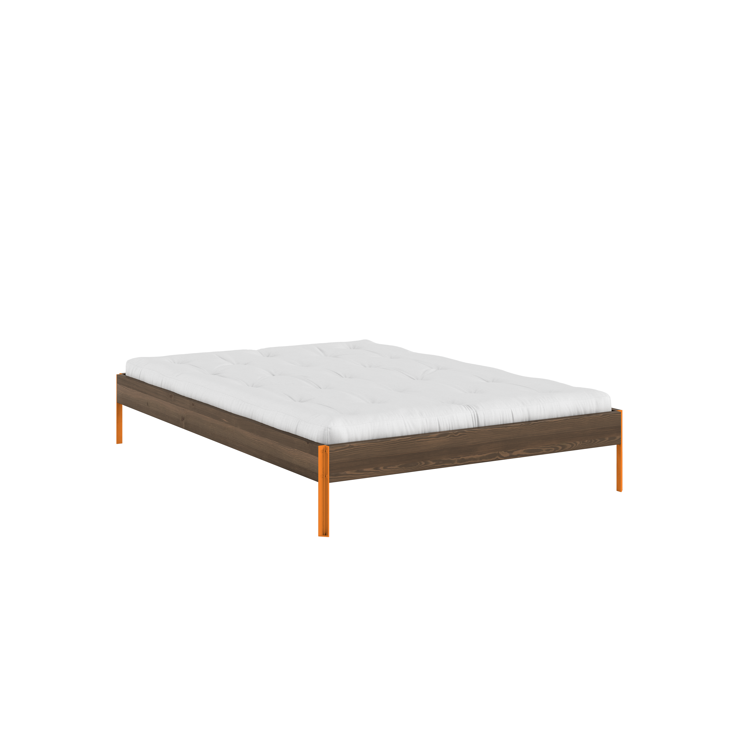 CORE LIT BOISSEAU MARRON CAROB ORANGE SOLAIRE 140X200