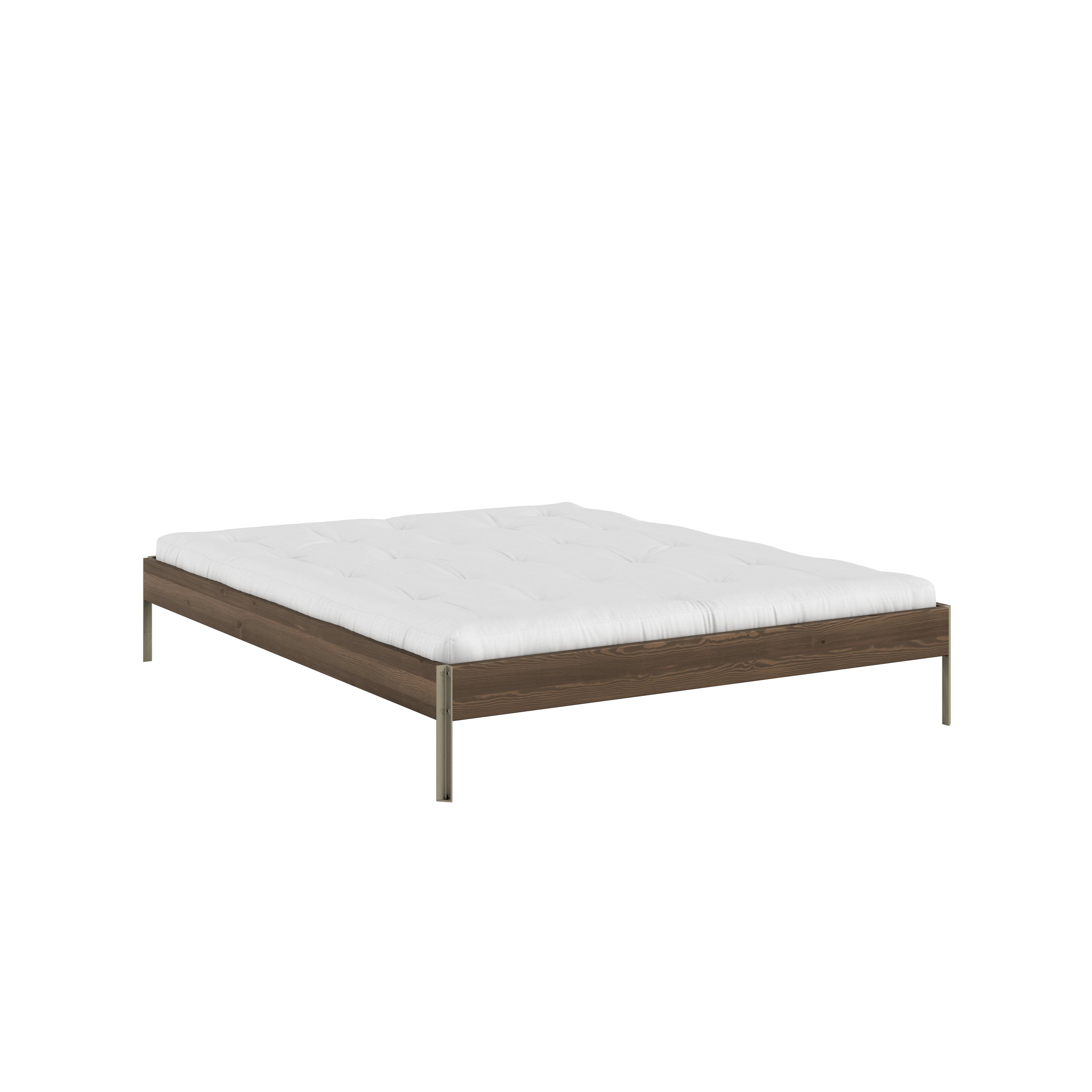 CORE BED CAROB BROWN SAGE GREEN 160X200