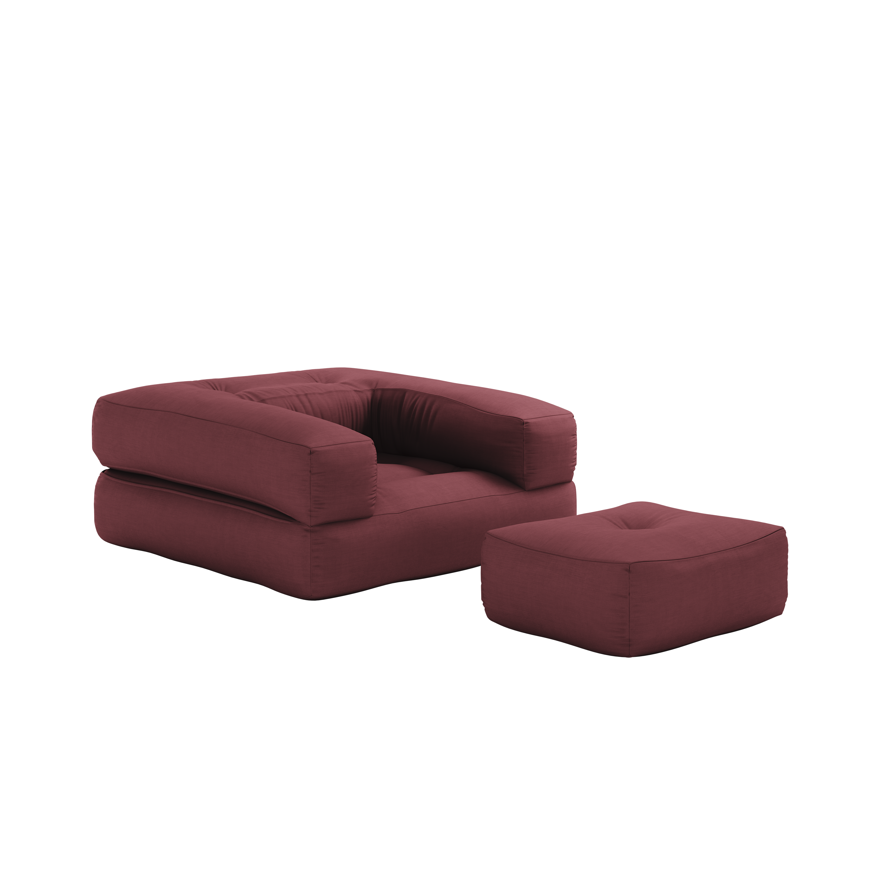CUBE CHAIR BORDEAUX