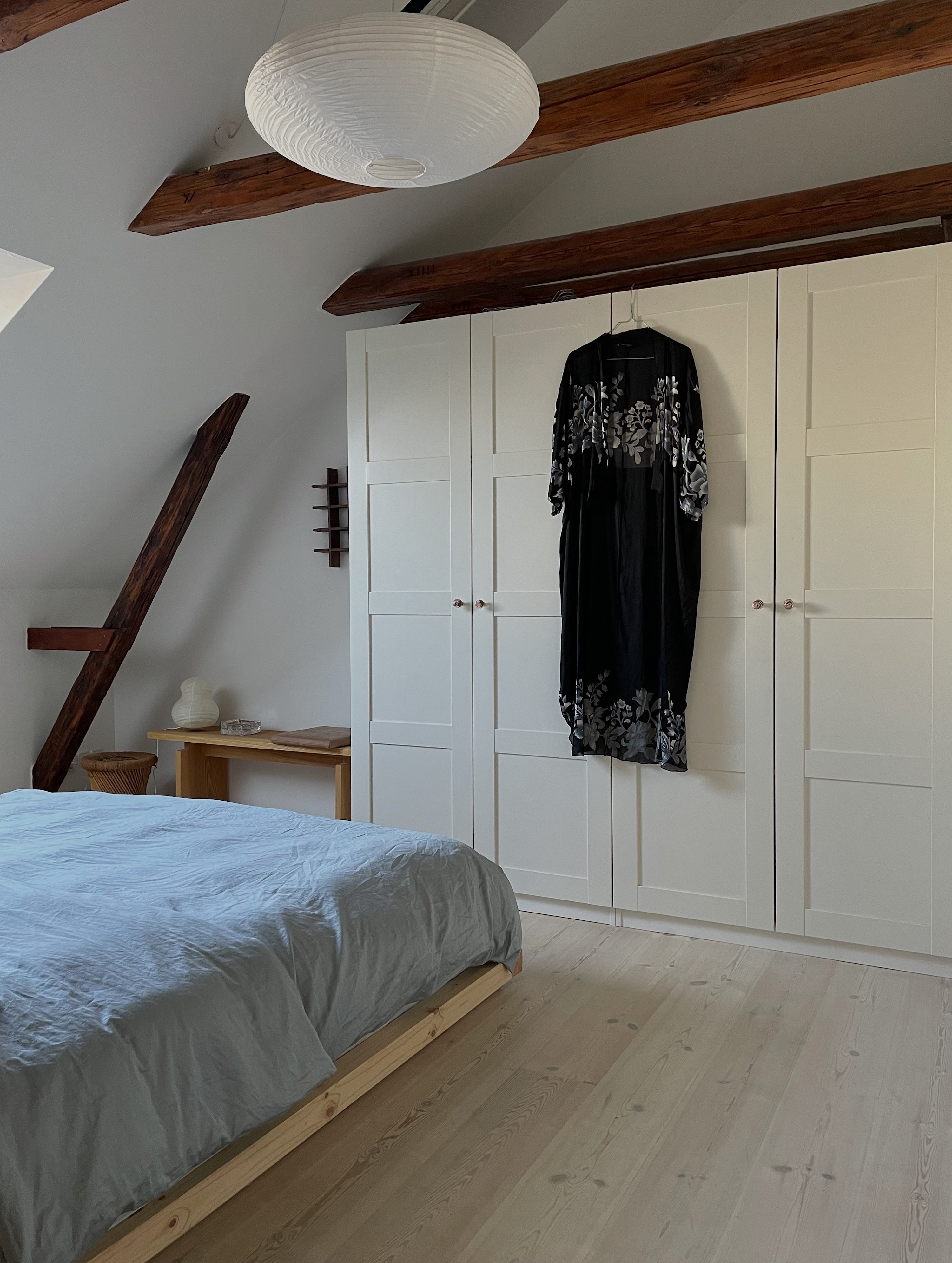 DOCK BED CLEAR LACQUERED 90 X 200