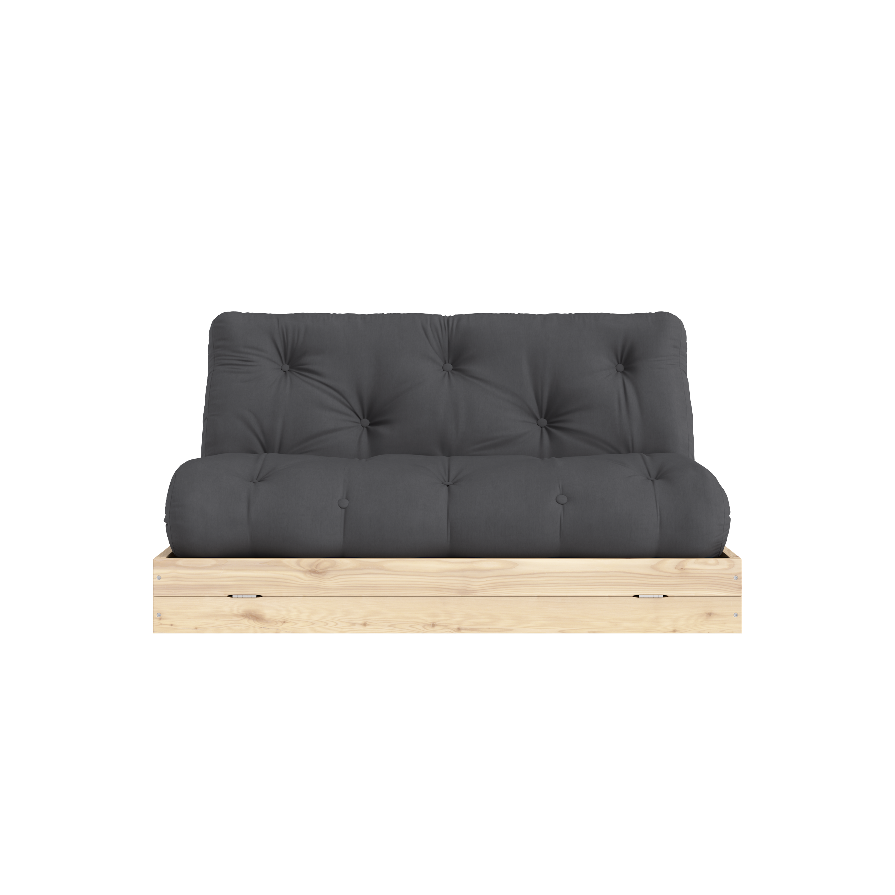 FLIP RAW 140 X 200 W. MATTRESS DARK GREY