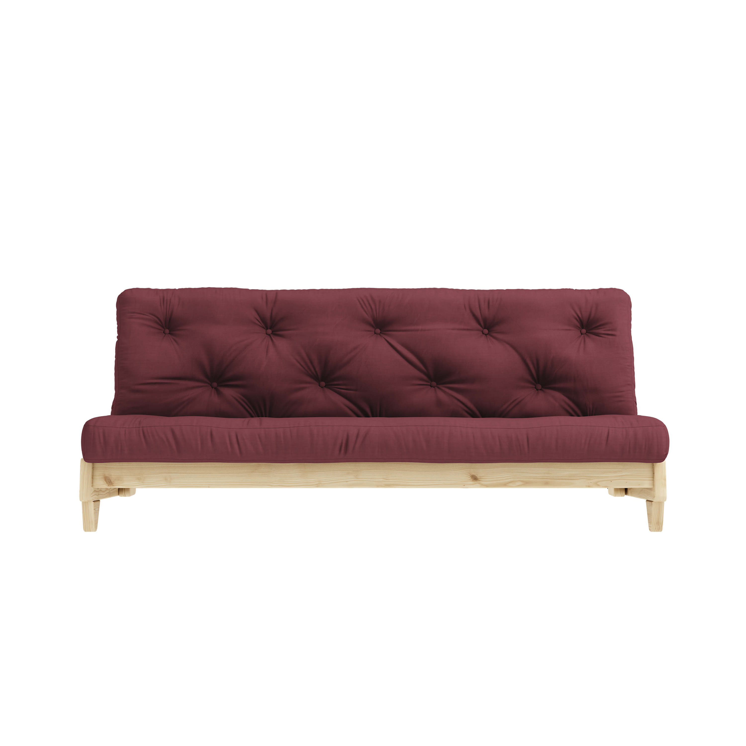 VITRINE LAQUÉE FRAÎCHE AVEC MATELAS FRAIS BORDEAUX