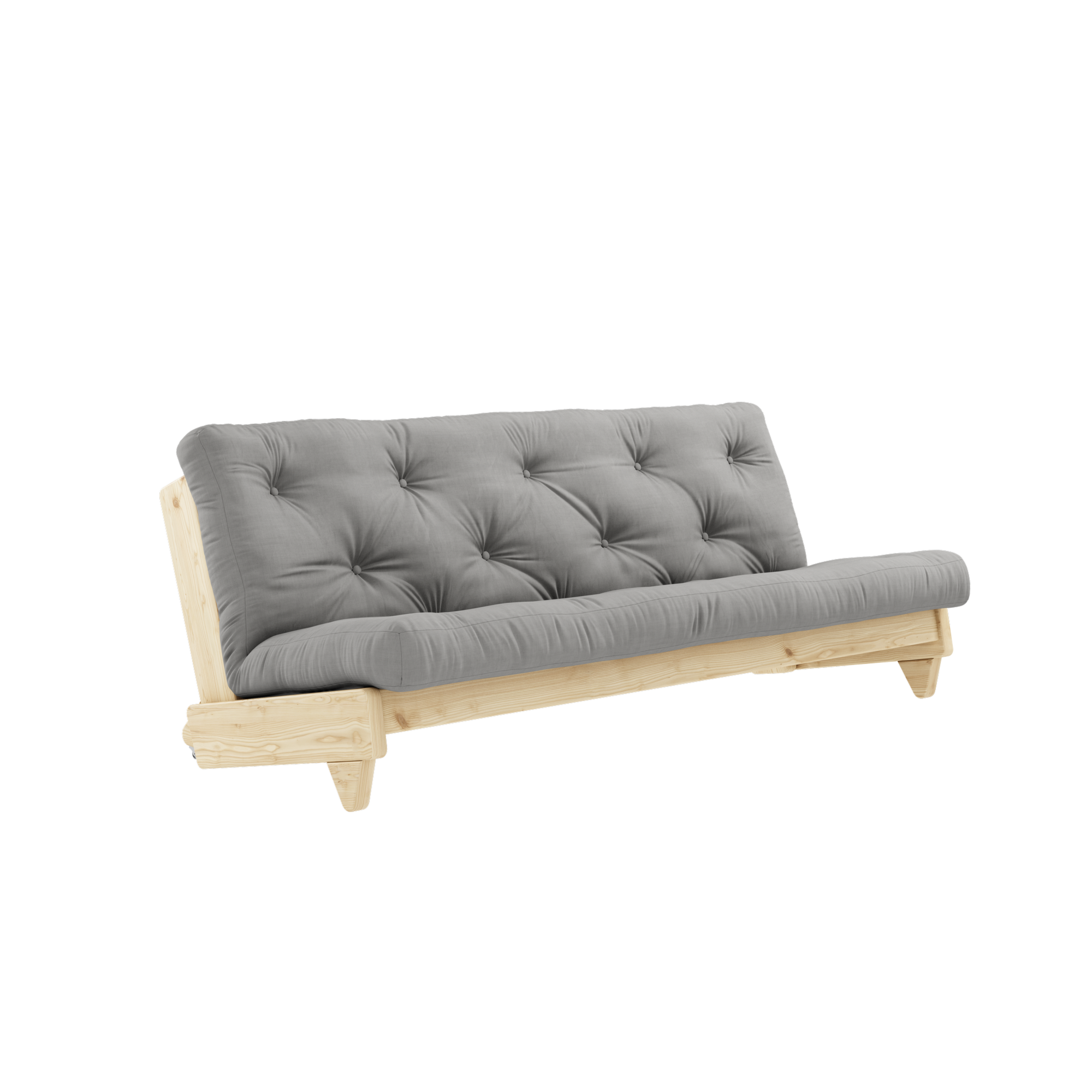 FRESH CLEAR LACQUERED W. FRESH MATTRESS GREY