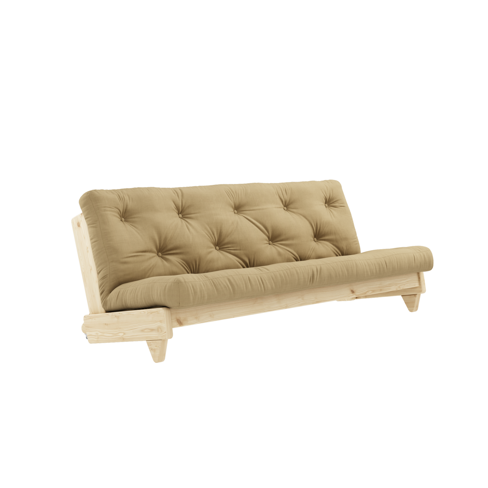 LACQUÉ CLAIR FRAIS AVEC MATELAS MAT FRAIS BEIGE BLÉ