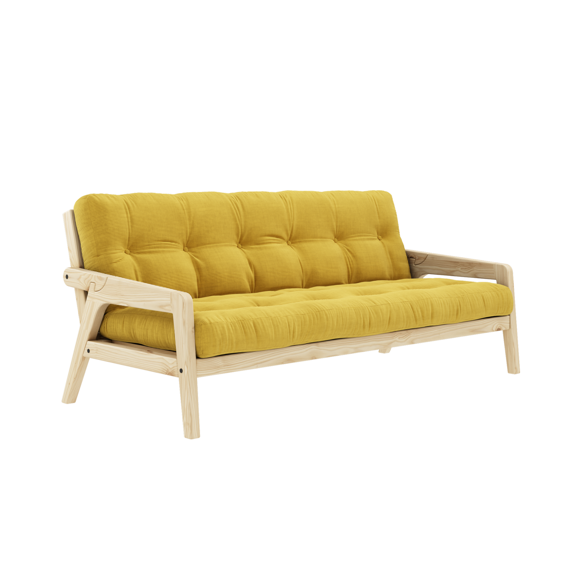 GRAB CLEAR LACQUERED W. 5-LAYER MIXED MATTRESS HONEY