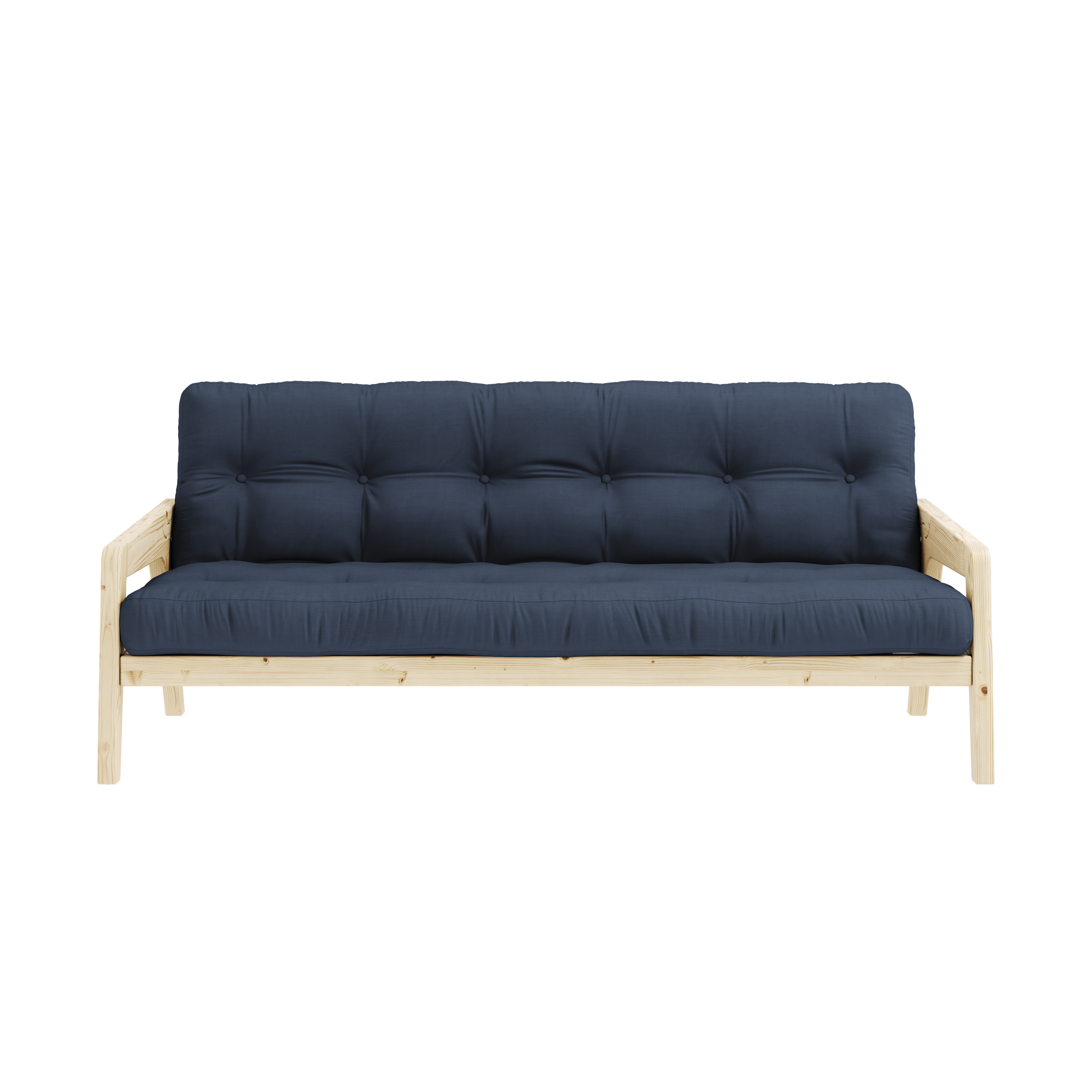 GRAB CLEAR LACQUERED W. 5-LAYER MIXED MATTRESS NAVY
