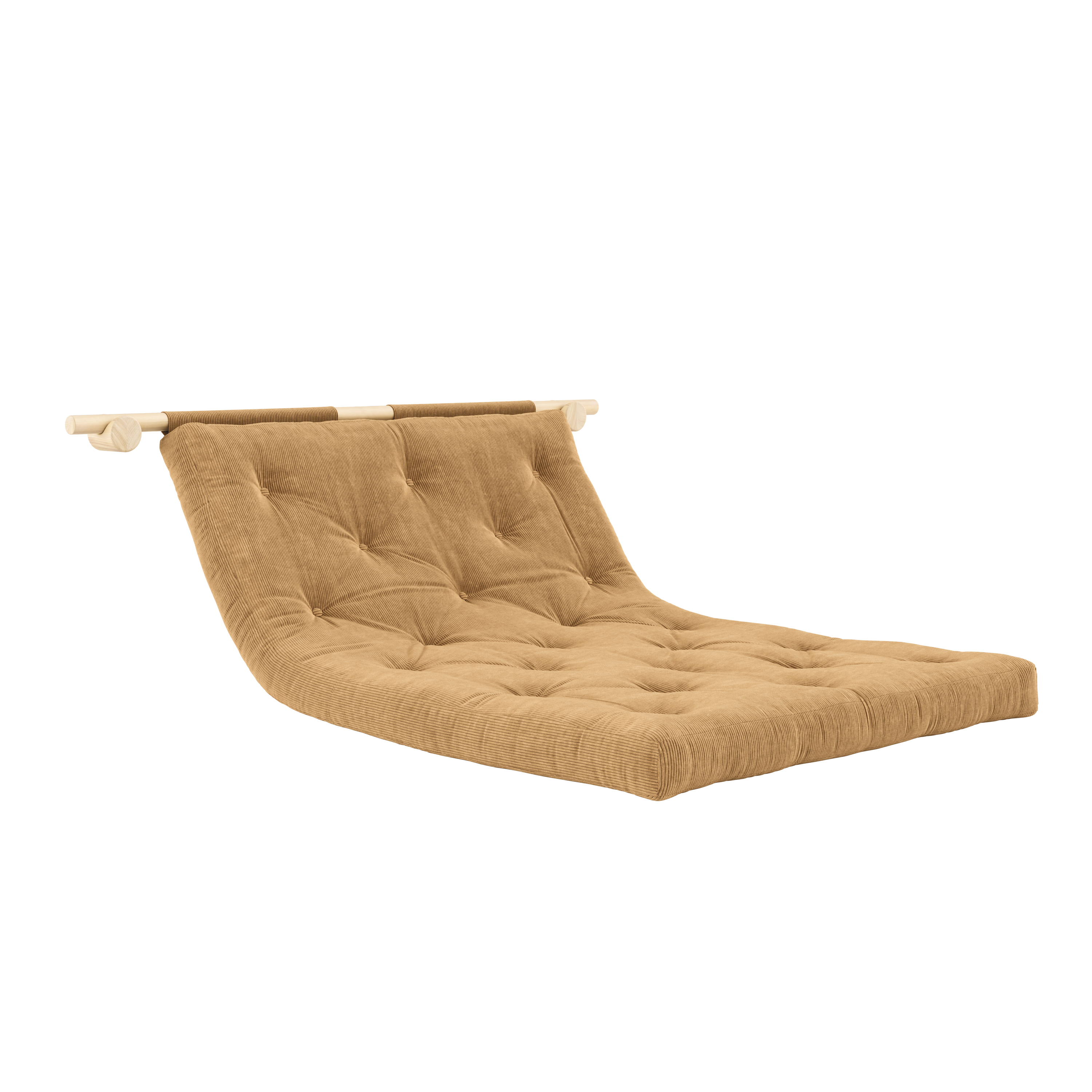 HOOKED RAW 135 x 200 W. BRAVO MATTRESS FUDGE BROWN