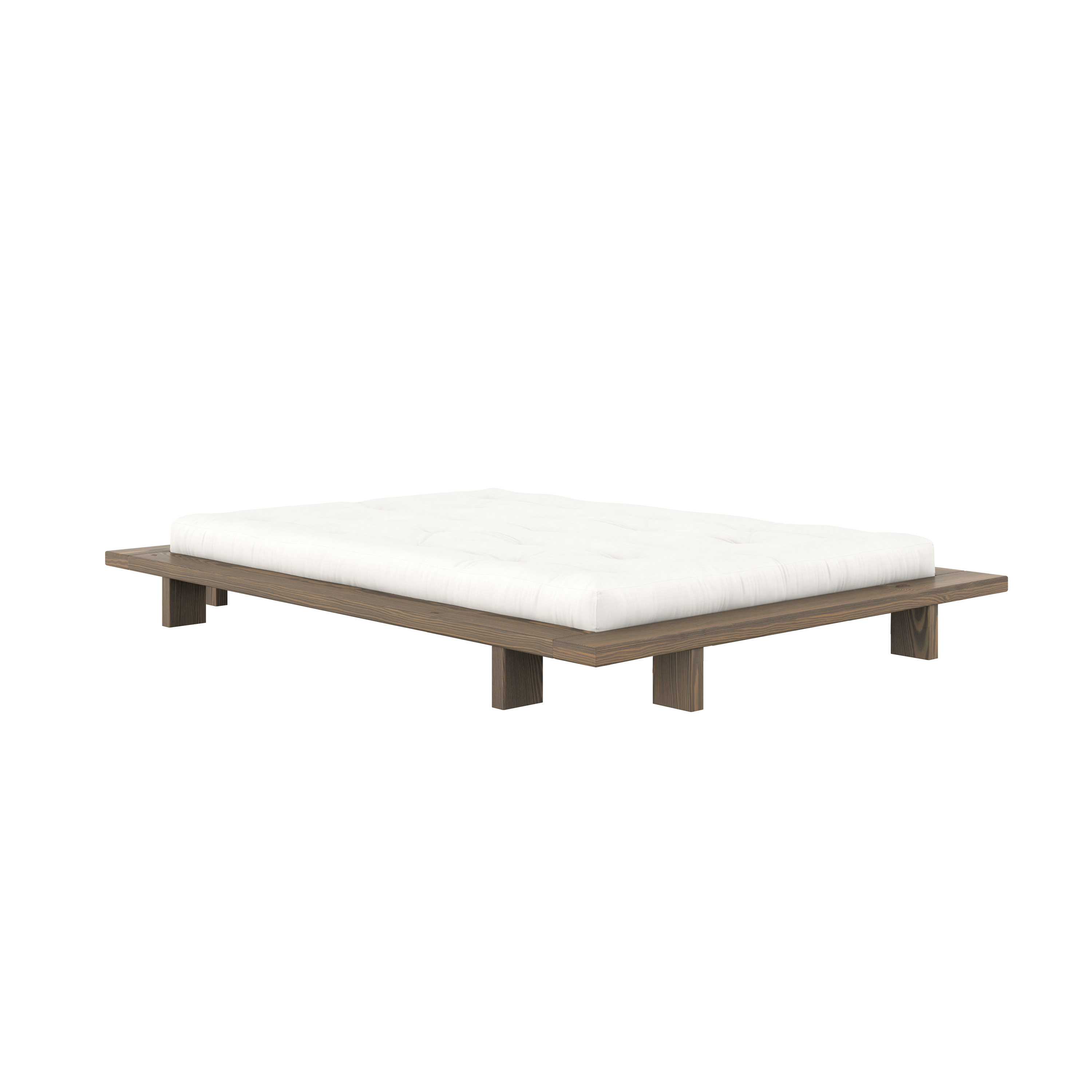 JAPAN BED CAROB BROWN 140 X 200