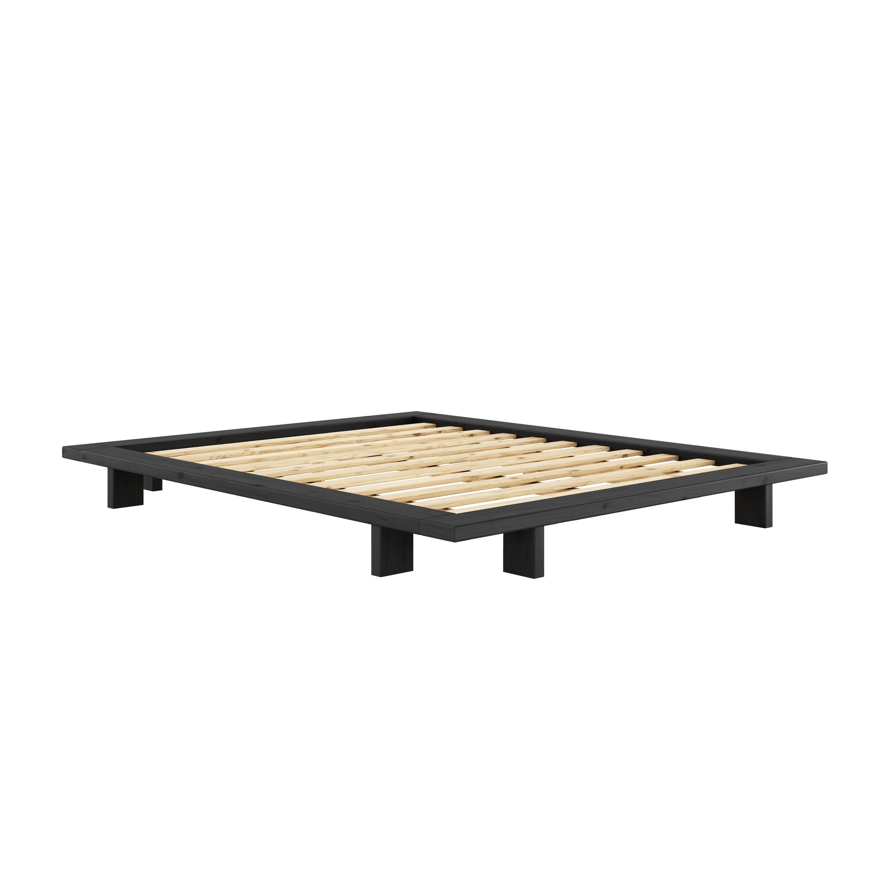 JAPAN BED BLACK NIGHT 160 X 200