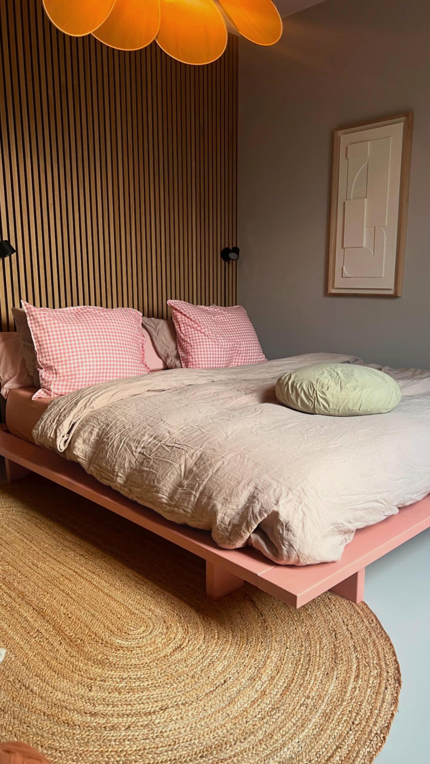 JAPAN BED PINK SKY 180 X 200