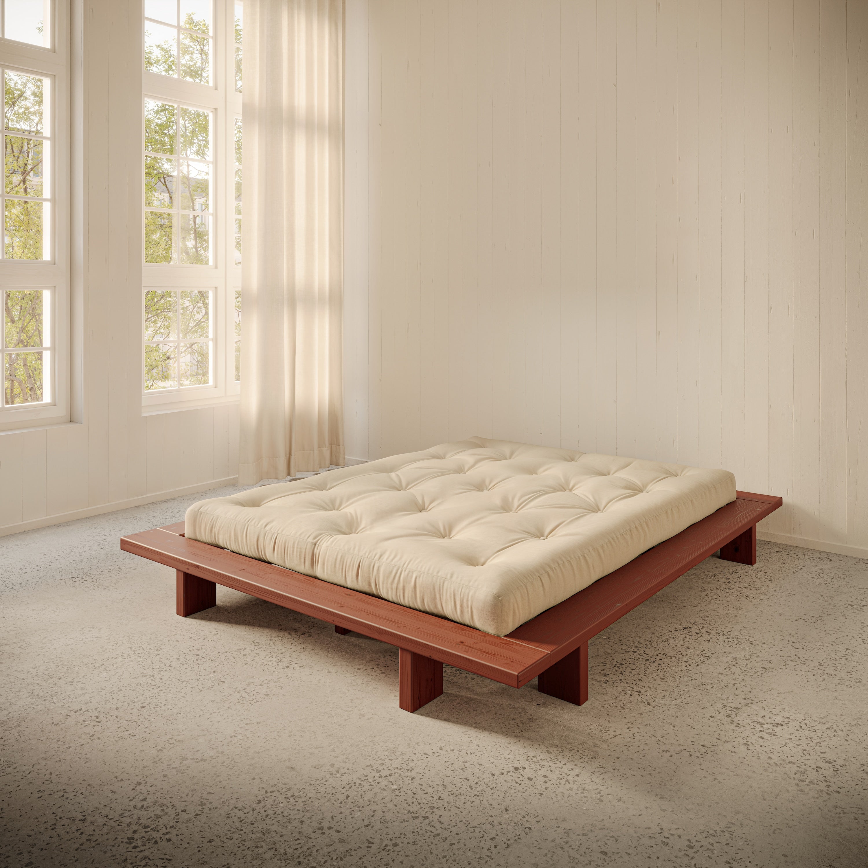 JAPAN BED TERRA RED 180X200