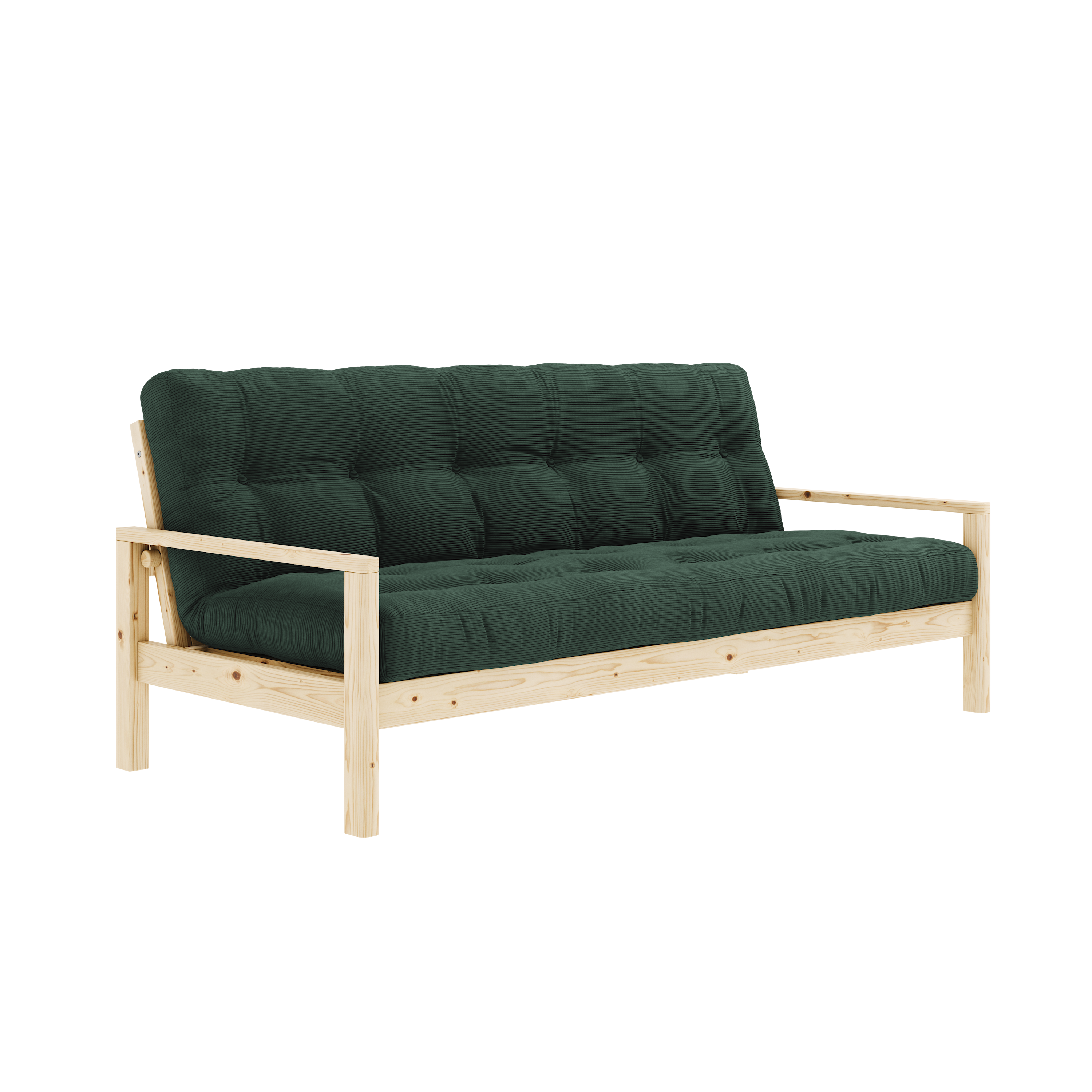 POINTE BOUTON VERNIS CLAIR AVEC MATELAS MIXTE 5 COUCHES ALGUES