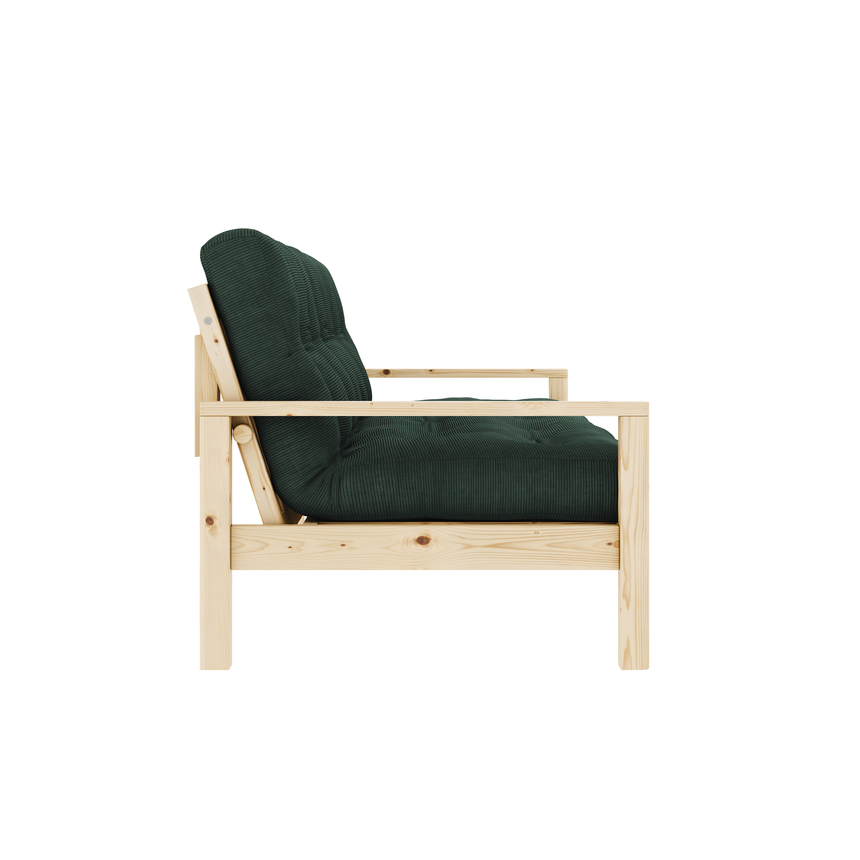 POINTE BOUTON VERNIS CLAIR AVEC MATELAS MIXTE 5 COUCHES ALGUES