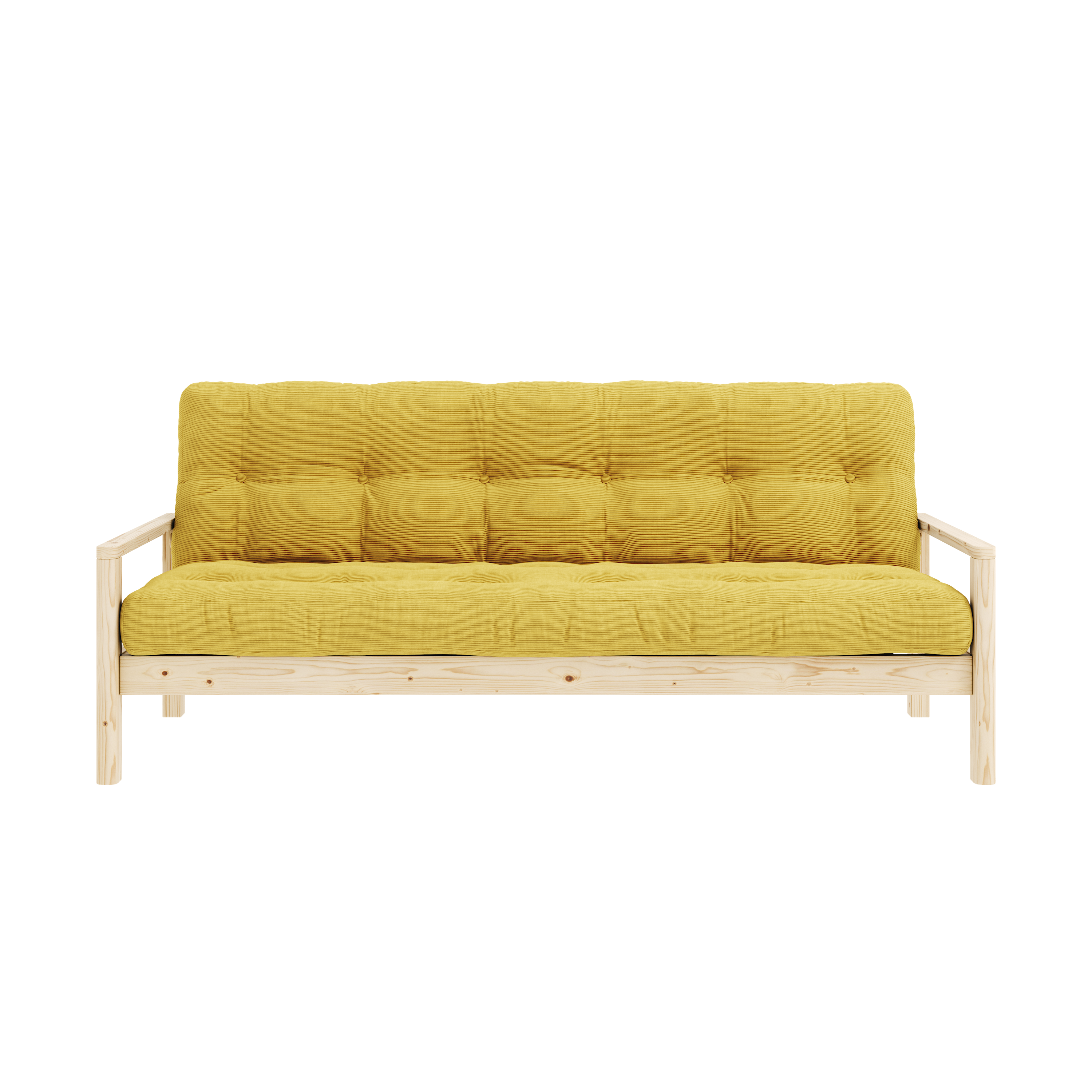KNOB CLEAR LACQUERED W. 5-LAYER MIXED MATTRESS HONEY