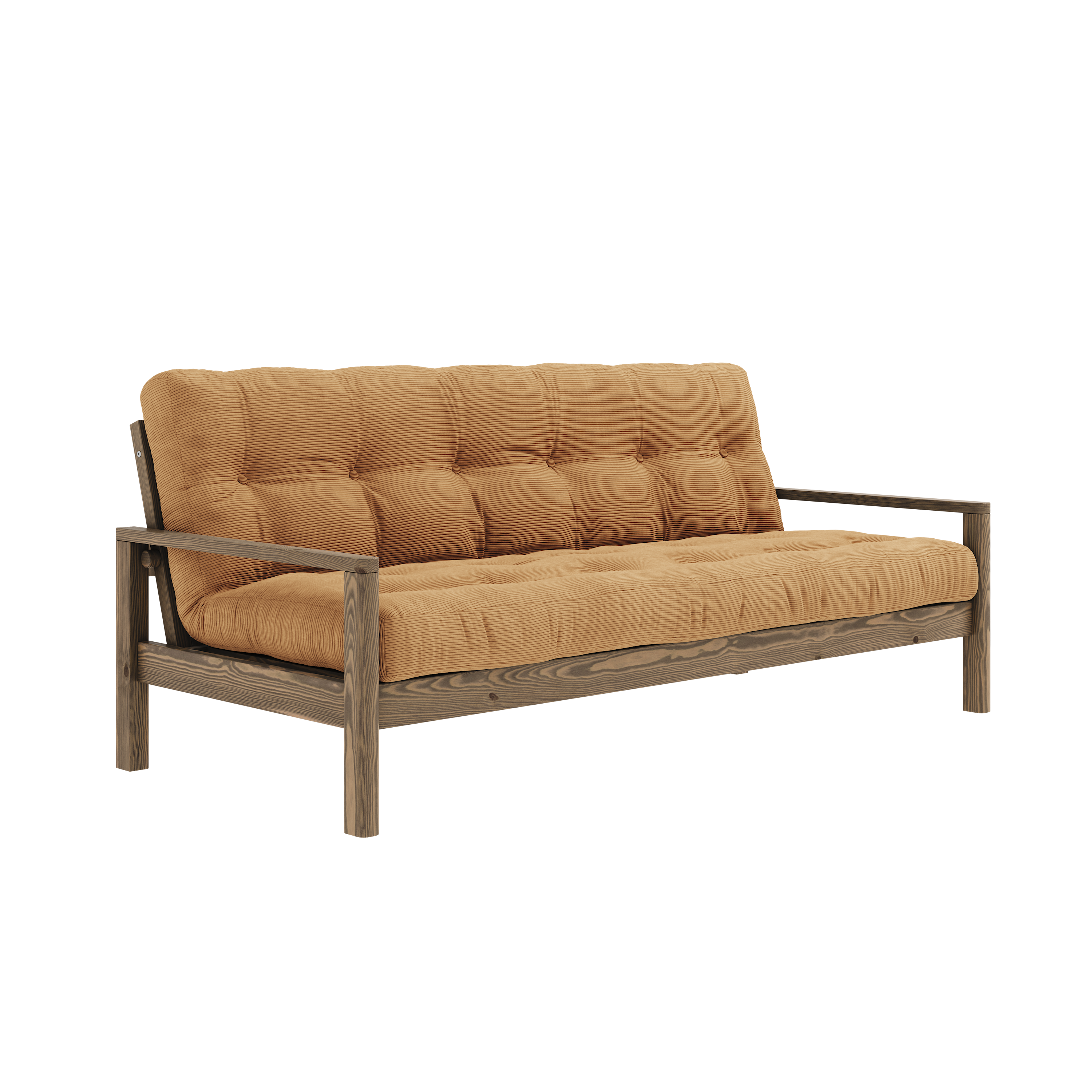 KNOB CAROB BROWN W. 5-LAYER MIXED MATTRESS FUDGE BROWN