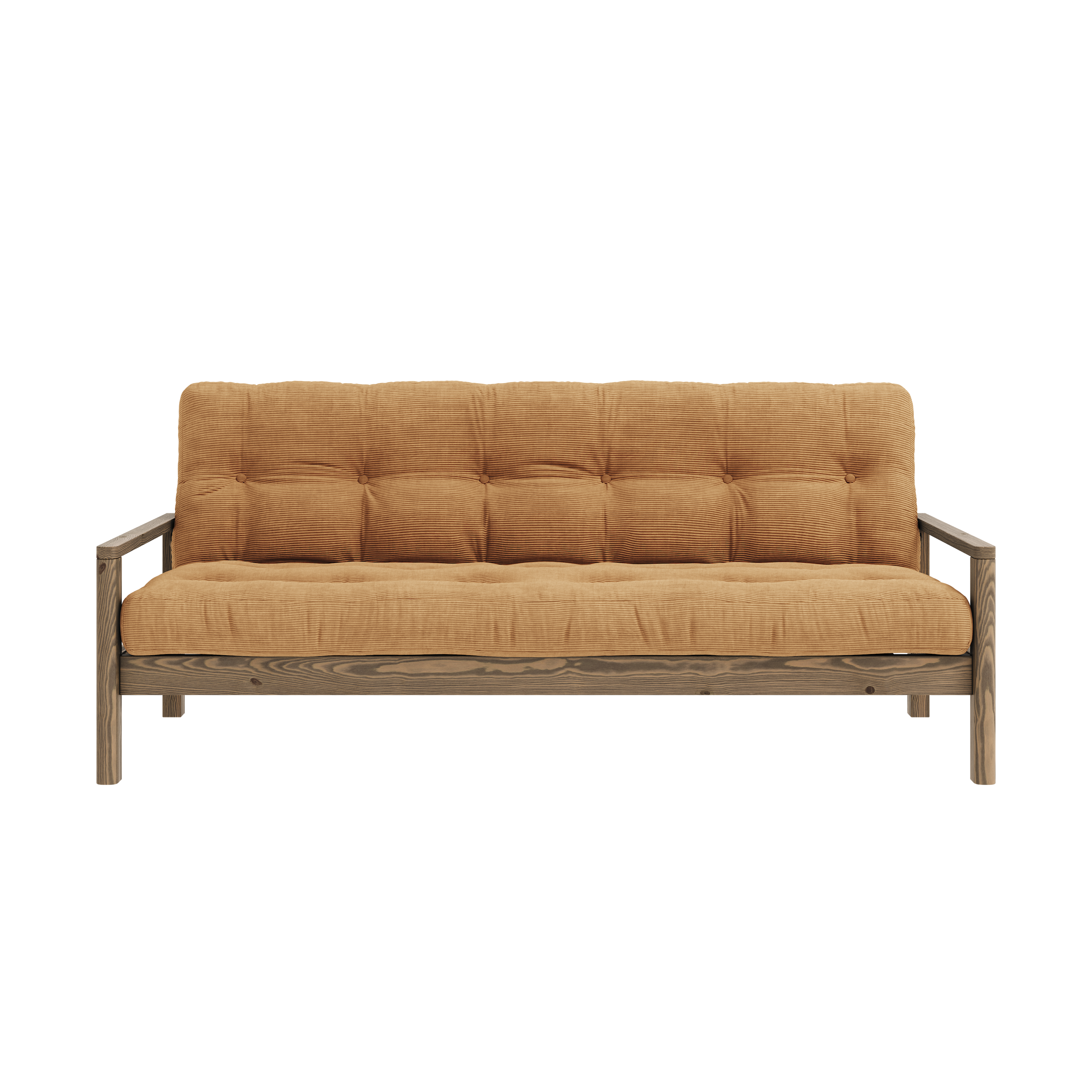KNOB CAROB BROWN W. 5-LAYER MIXED MATTRESS FUDGE BROWN