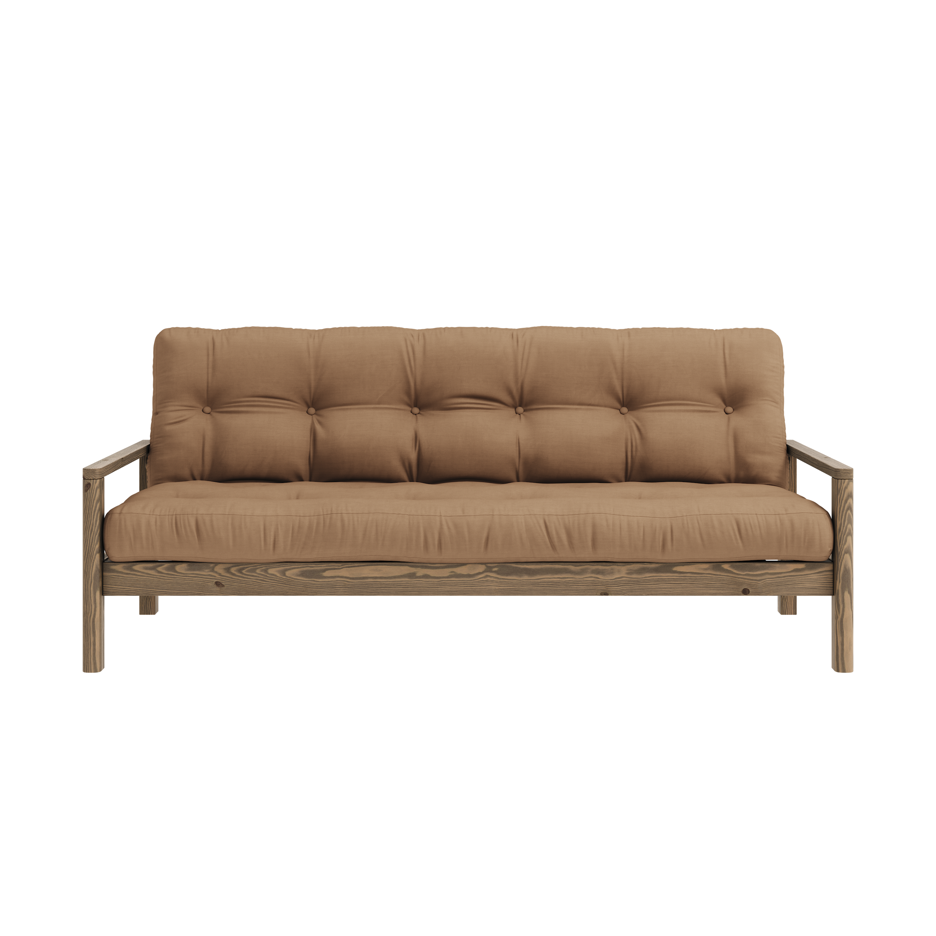 KNOB CAROB BROWN W. 5-LAYER MIXED MATTRESS MOCCA