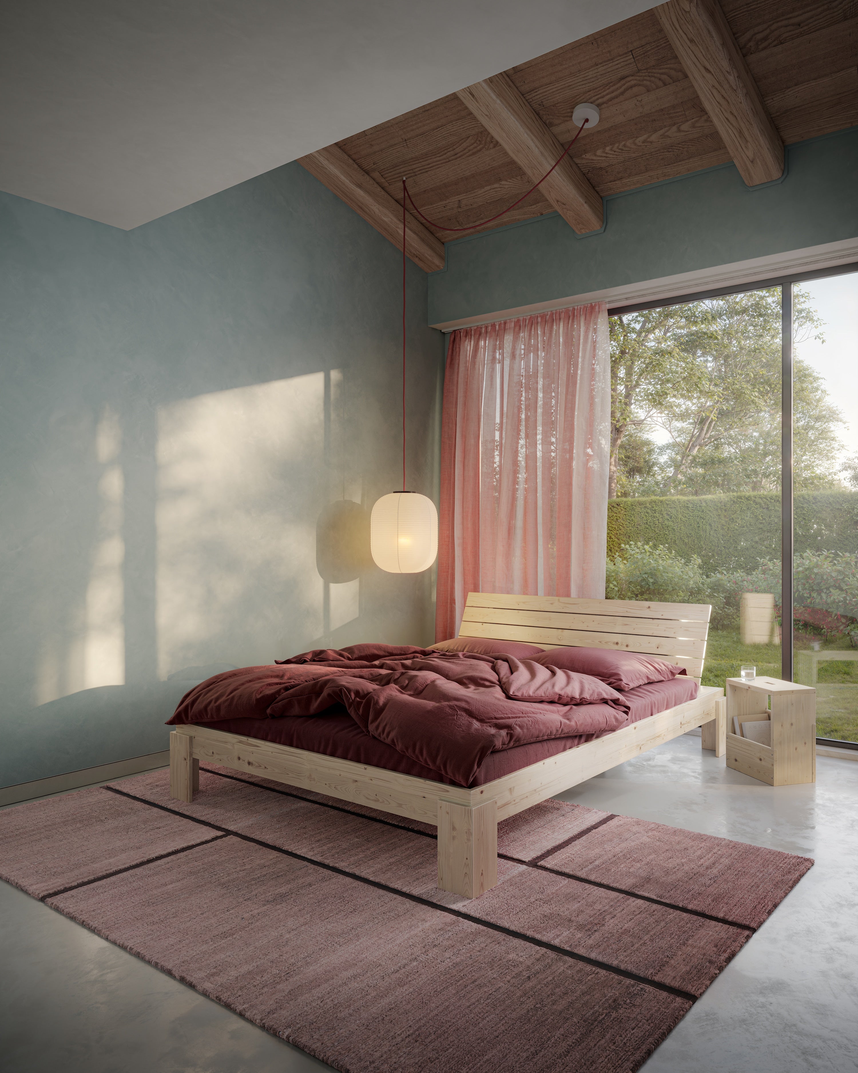 LAYERS BED HEADBOARD CLEAR 160 X 200