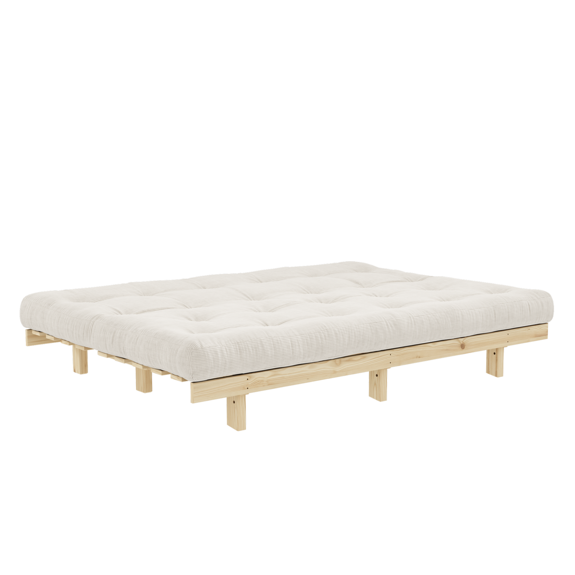 LEAN RAW 130 X 190 W. 5-LAYER MIXED MATTRESS IVORY