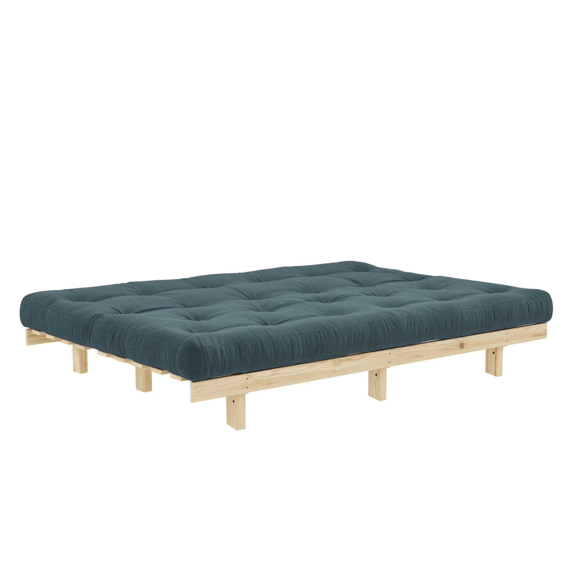 LEAN RAW 130 X 190 W. 5-LAYER MIXED MATTRESS PALE BLUE