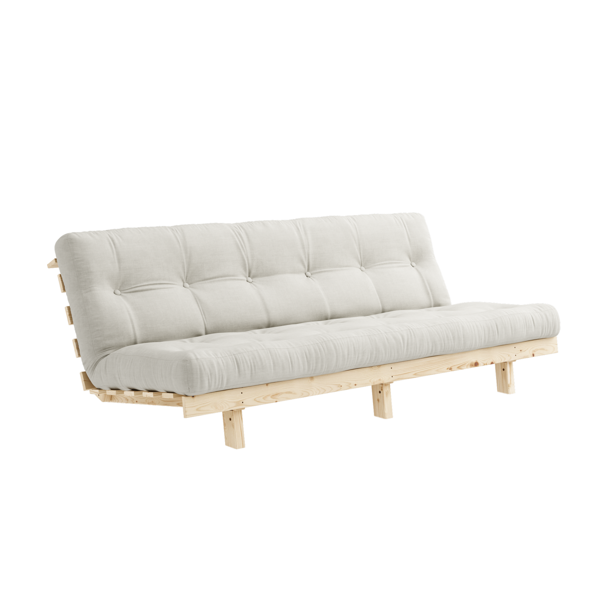 LEAN RAW 130 X 190 W. 5-LAYER MIXED MATTRESS NATURAL