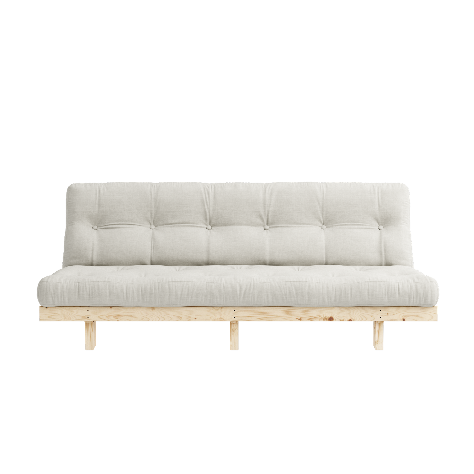 LEAN RAW 130 X 190 W. 5-LAYER MIXED MATTRESS NATURAL