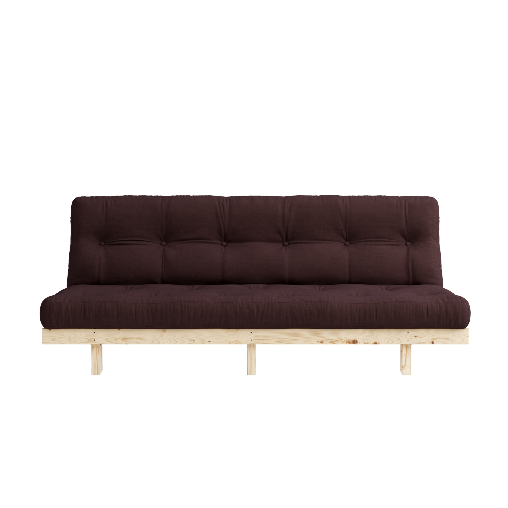 LEAN RAW 130 X 190 W. 5-LAYER MIXED MATTRESS BROWN
