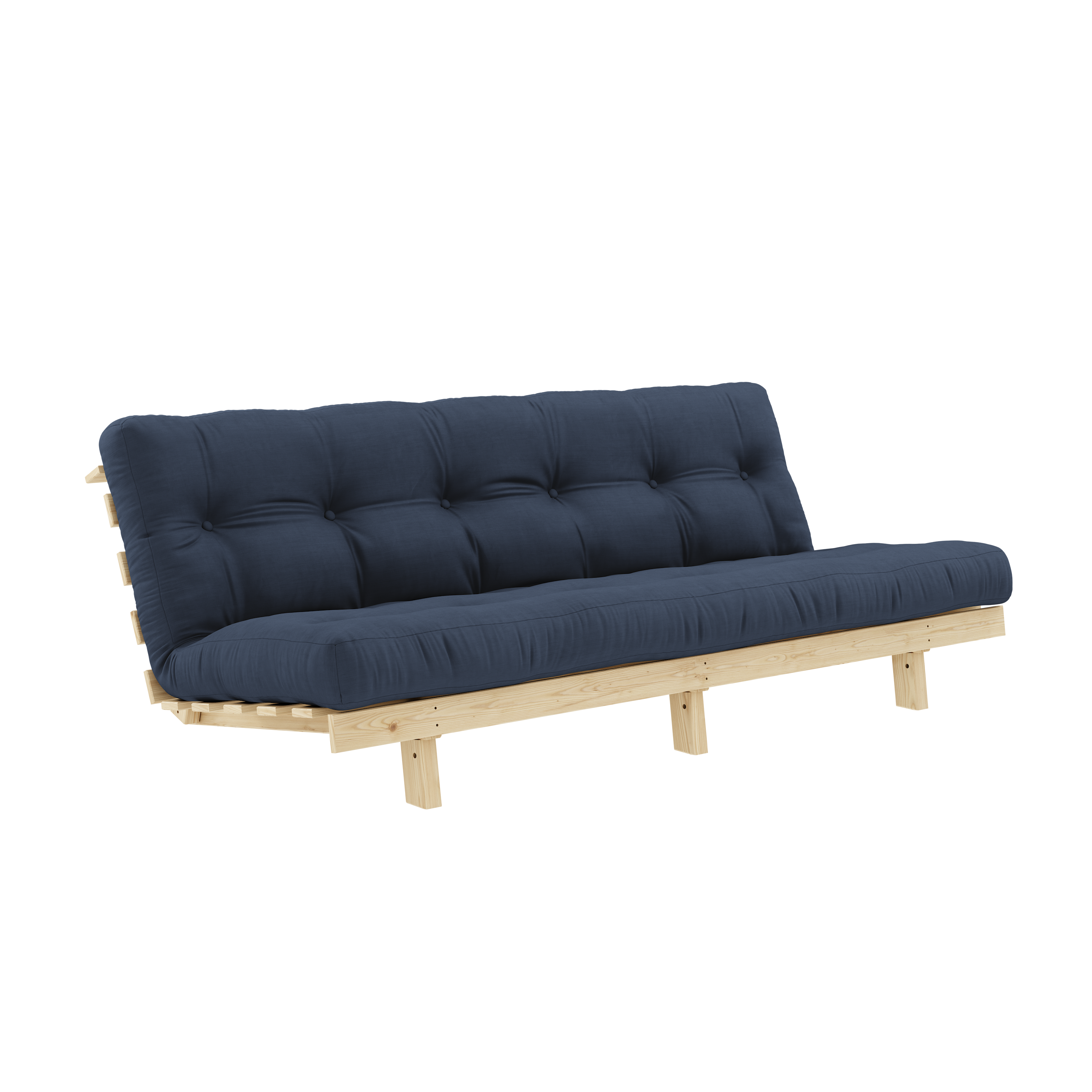LEAN RAW 130 X 190 W. 5-LAYER MIXED MATTRESS NAVY